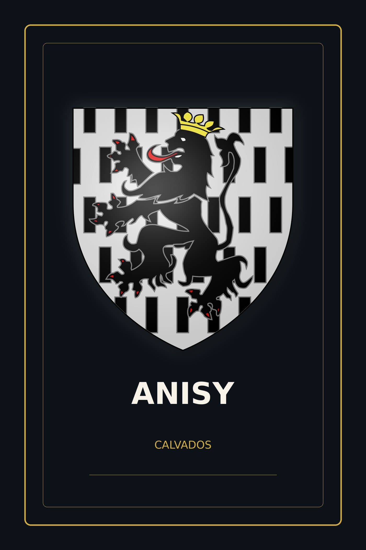 Blason d'Anisy