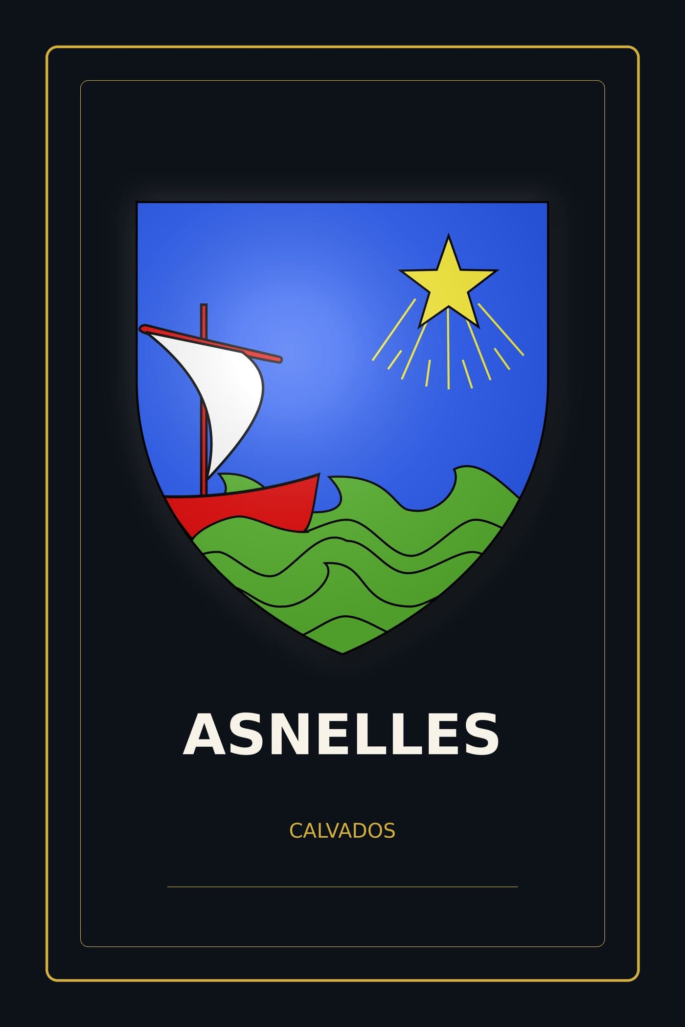 Blason d'Asnelles