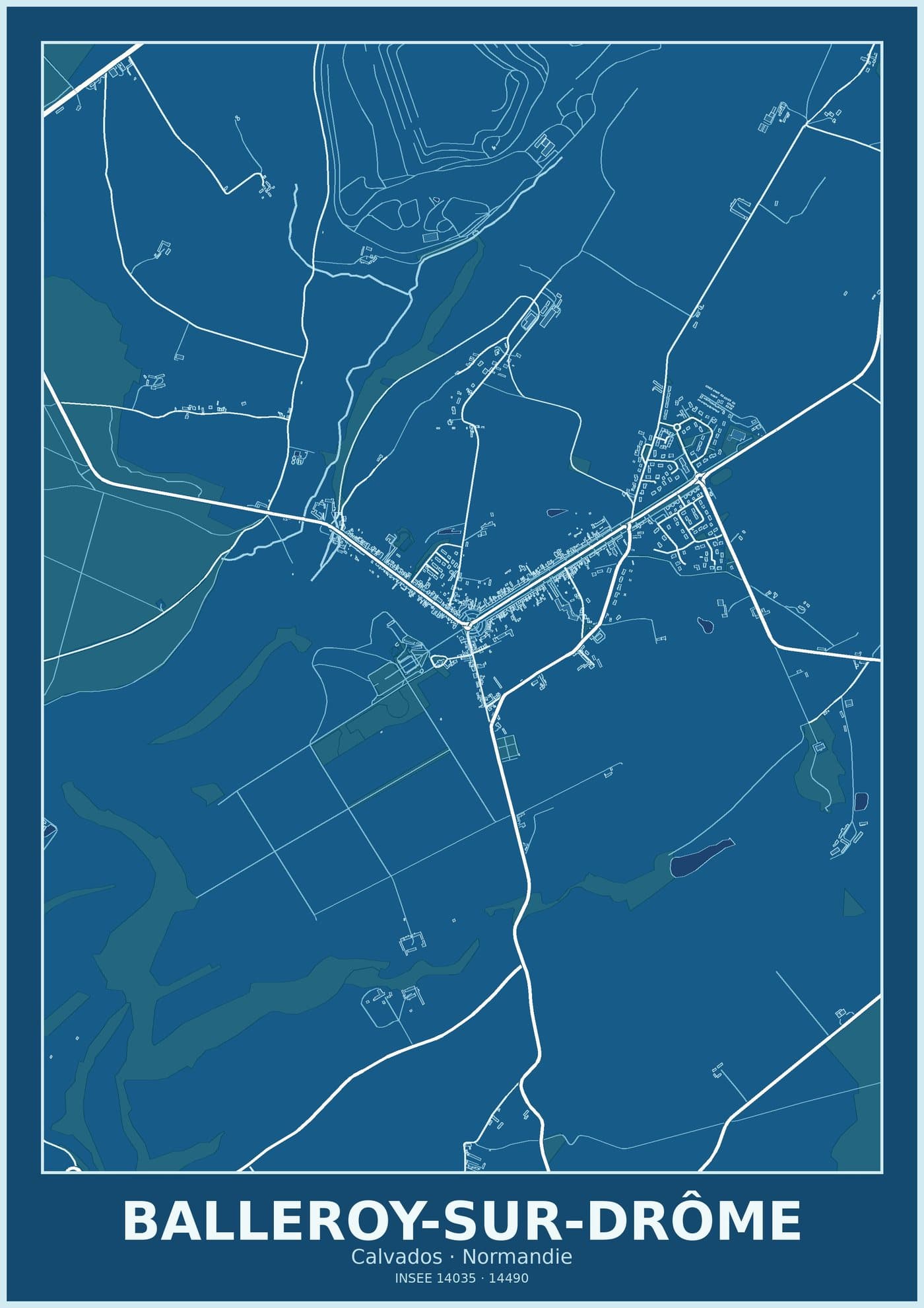 Plan de Balleroy-sur-Drôme