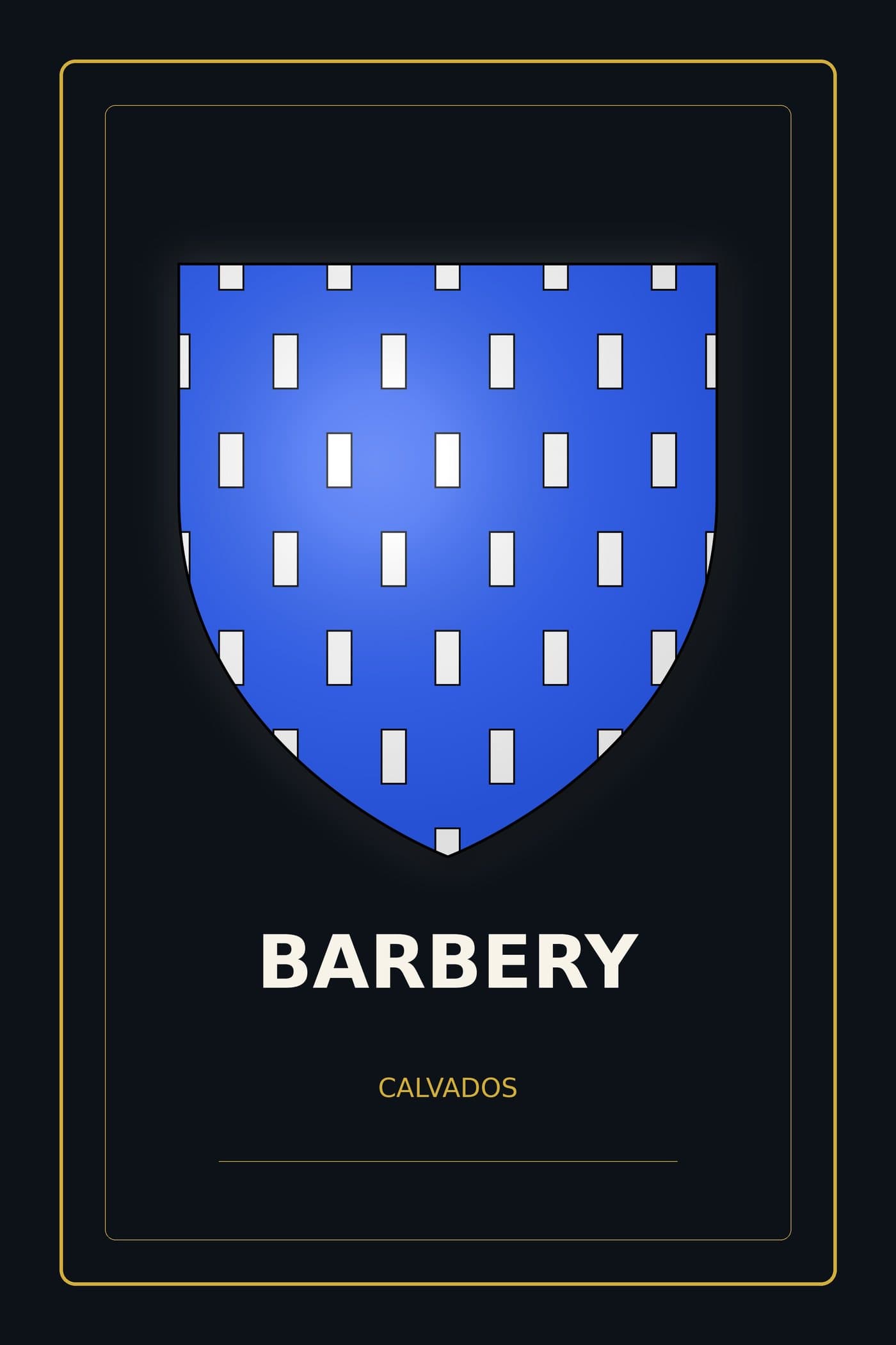 Blason de Barbery