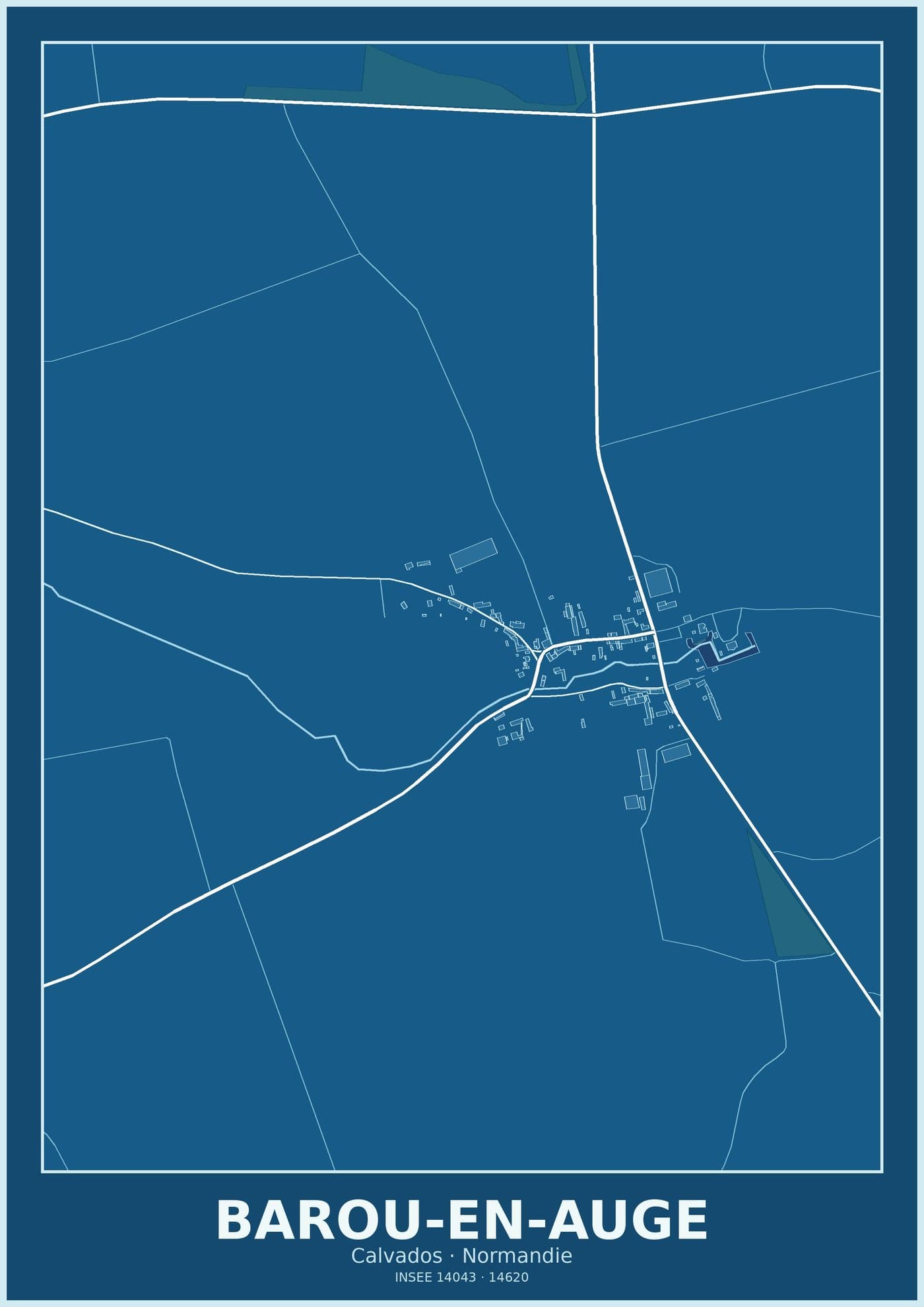 Plan de Barou-en-Auge