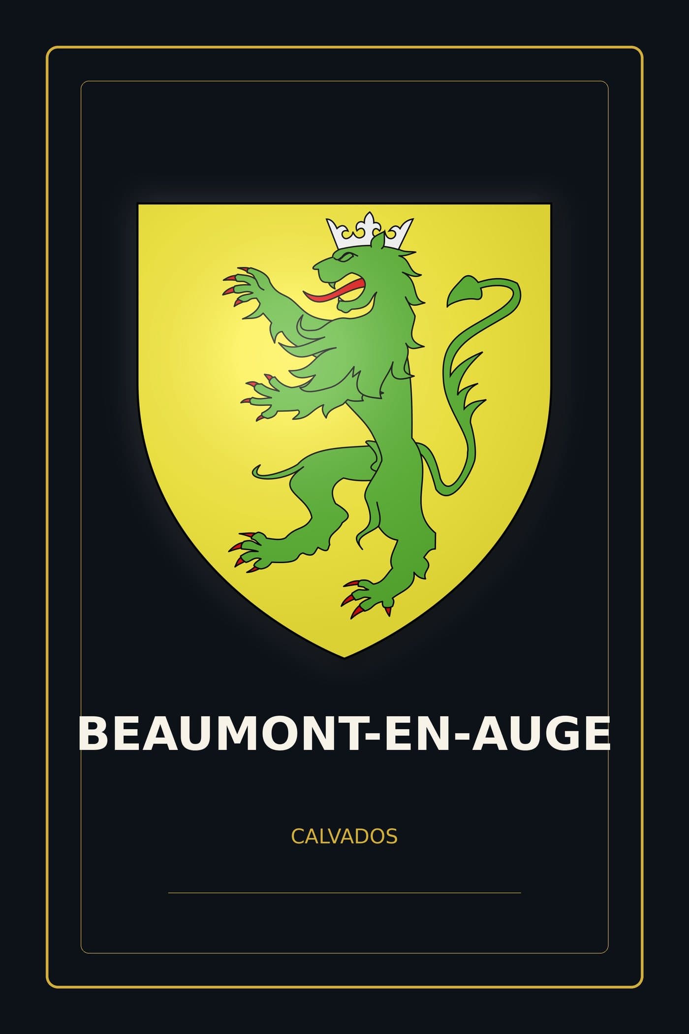 Blason de Beaumont-en-Auge