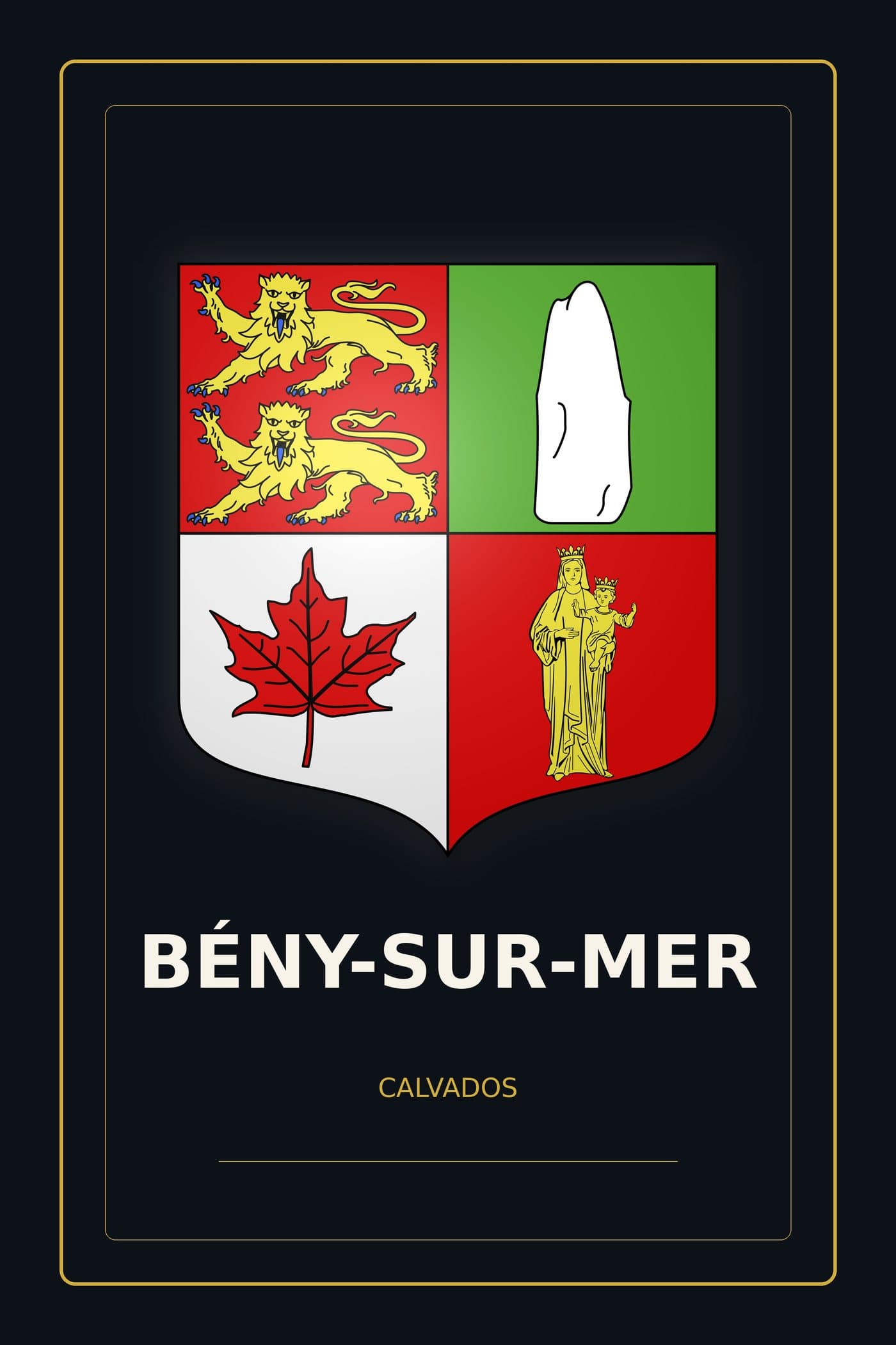 Blason de Bény-sur-Mer