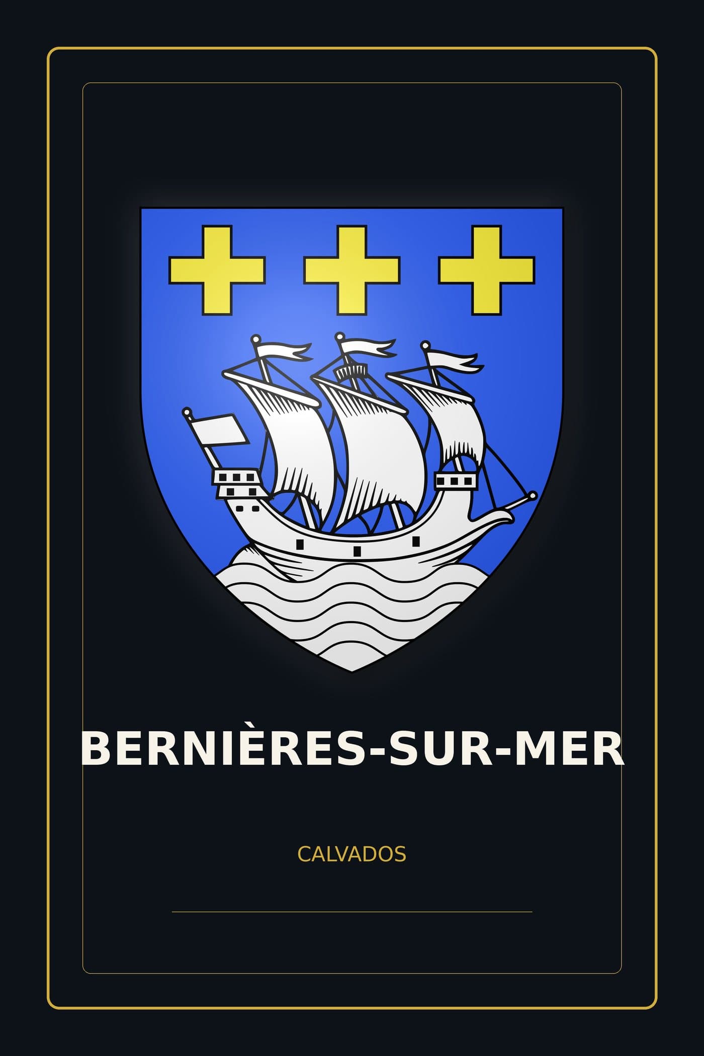 Blason de Bernières-sur-Mer