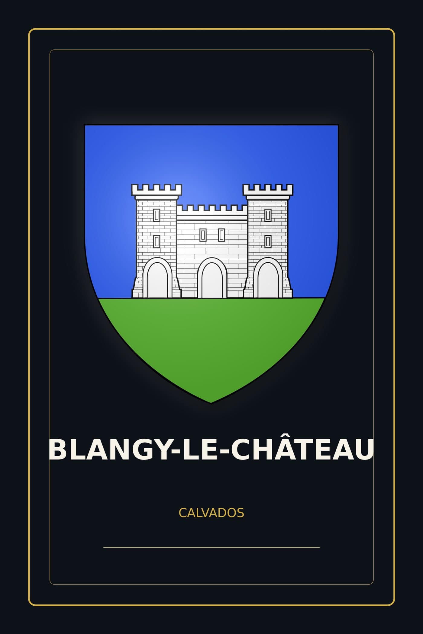Blason de Blangy-le-Château
