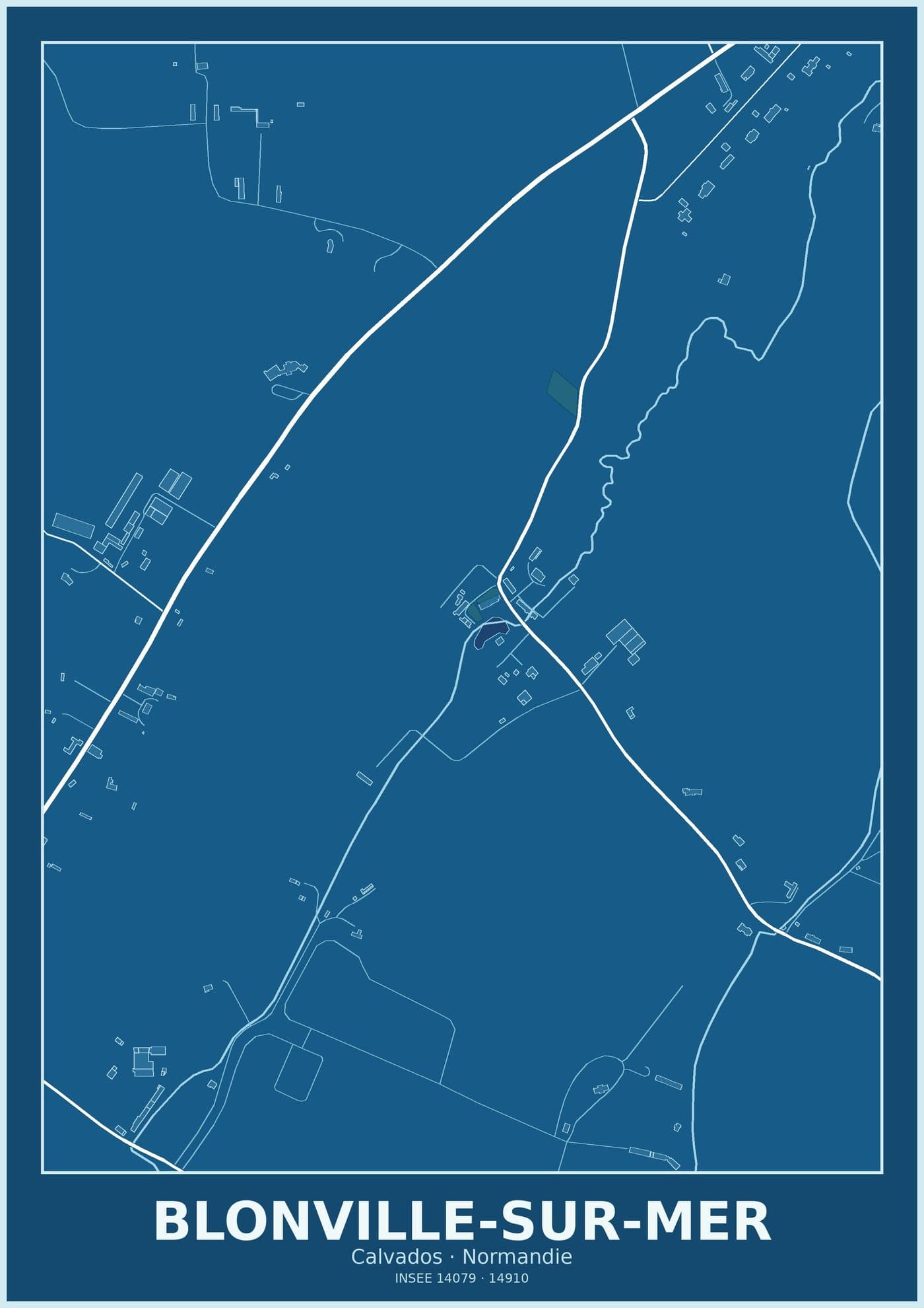 Plan de Blonville-sur-Mer