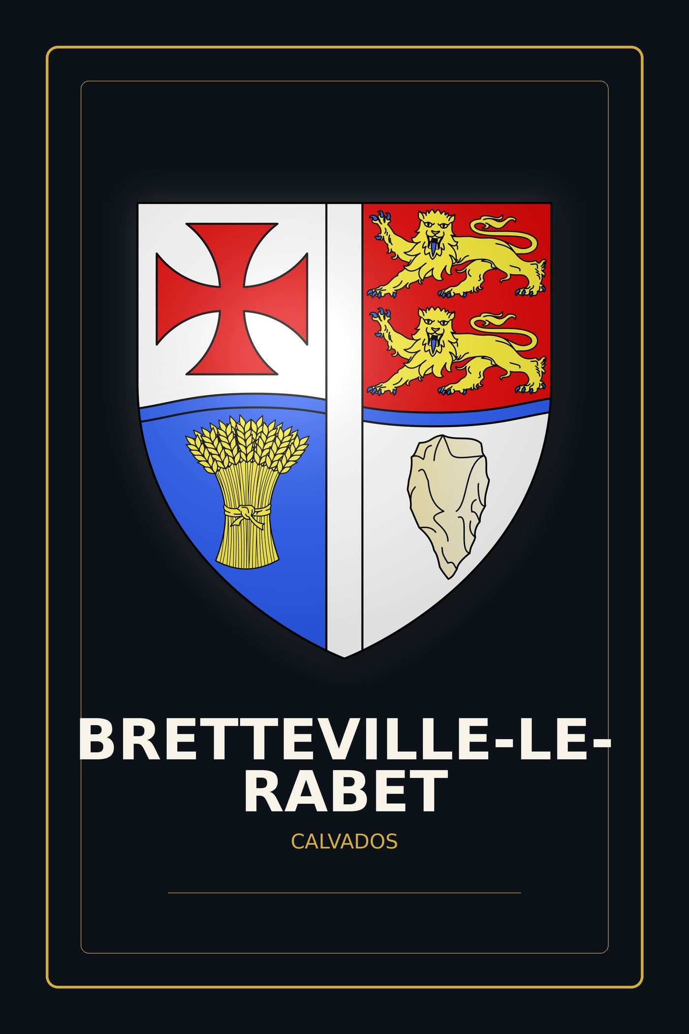 Blason de Bretteville-le-Rabet