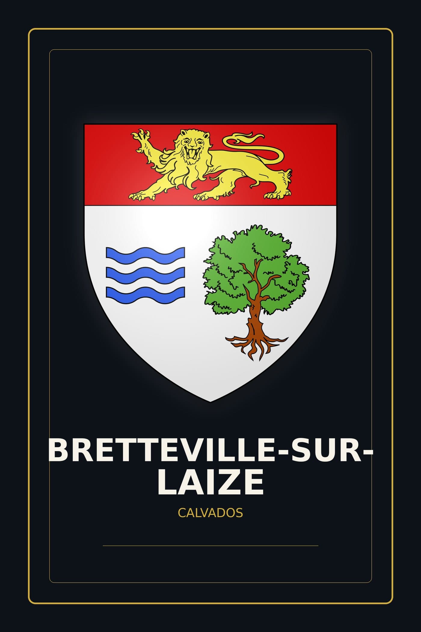 Blason de Bretteville-sur-Laize