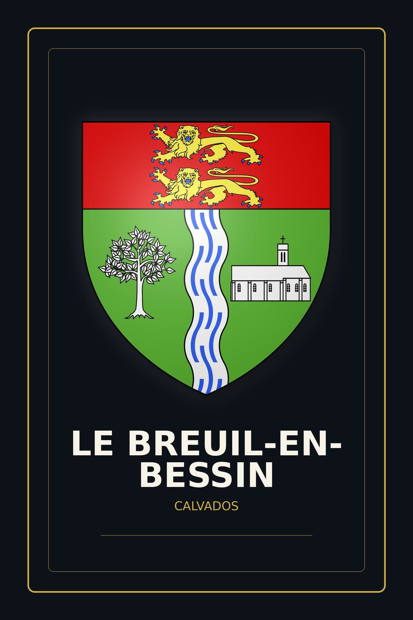 Blason du Breuil-en-Bessin