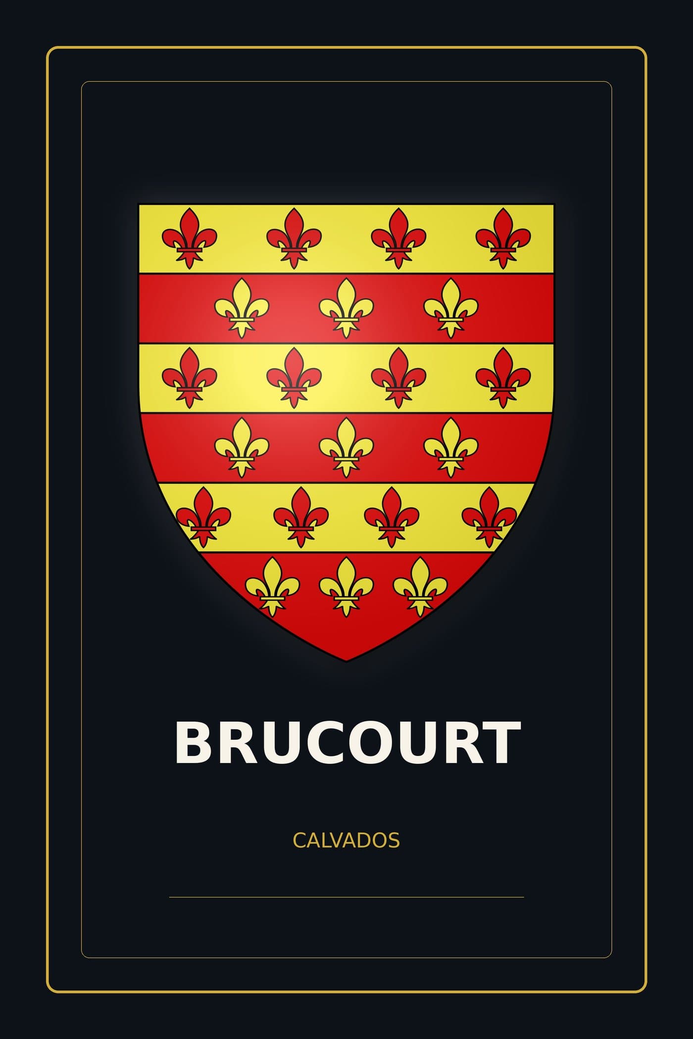 Blason de Brucourt