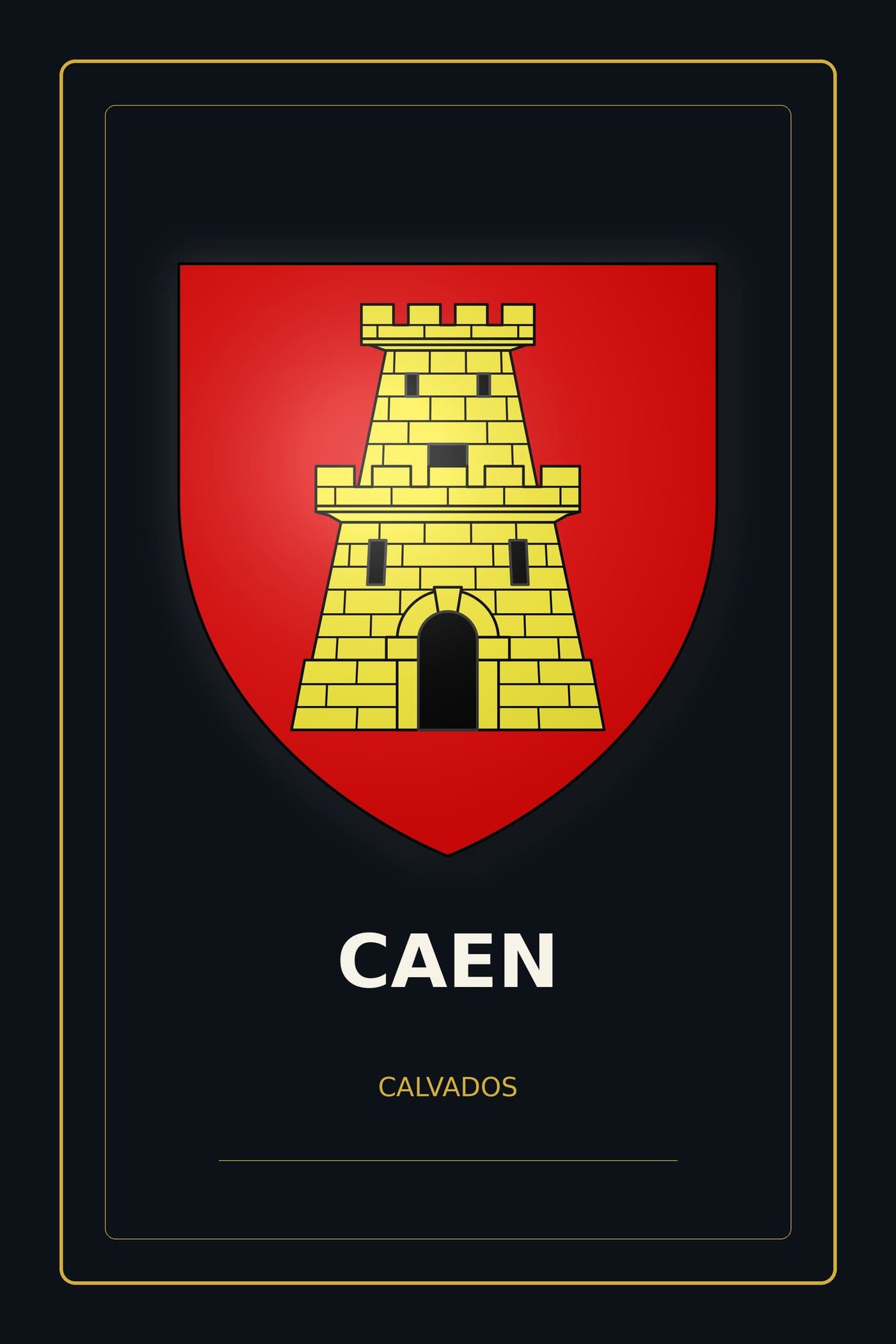 Blason de Caen