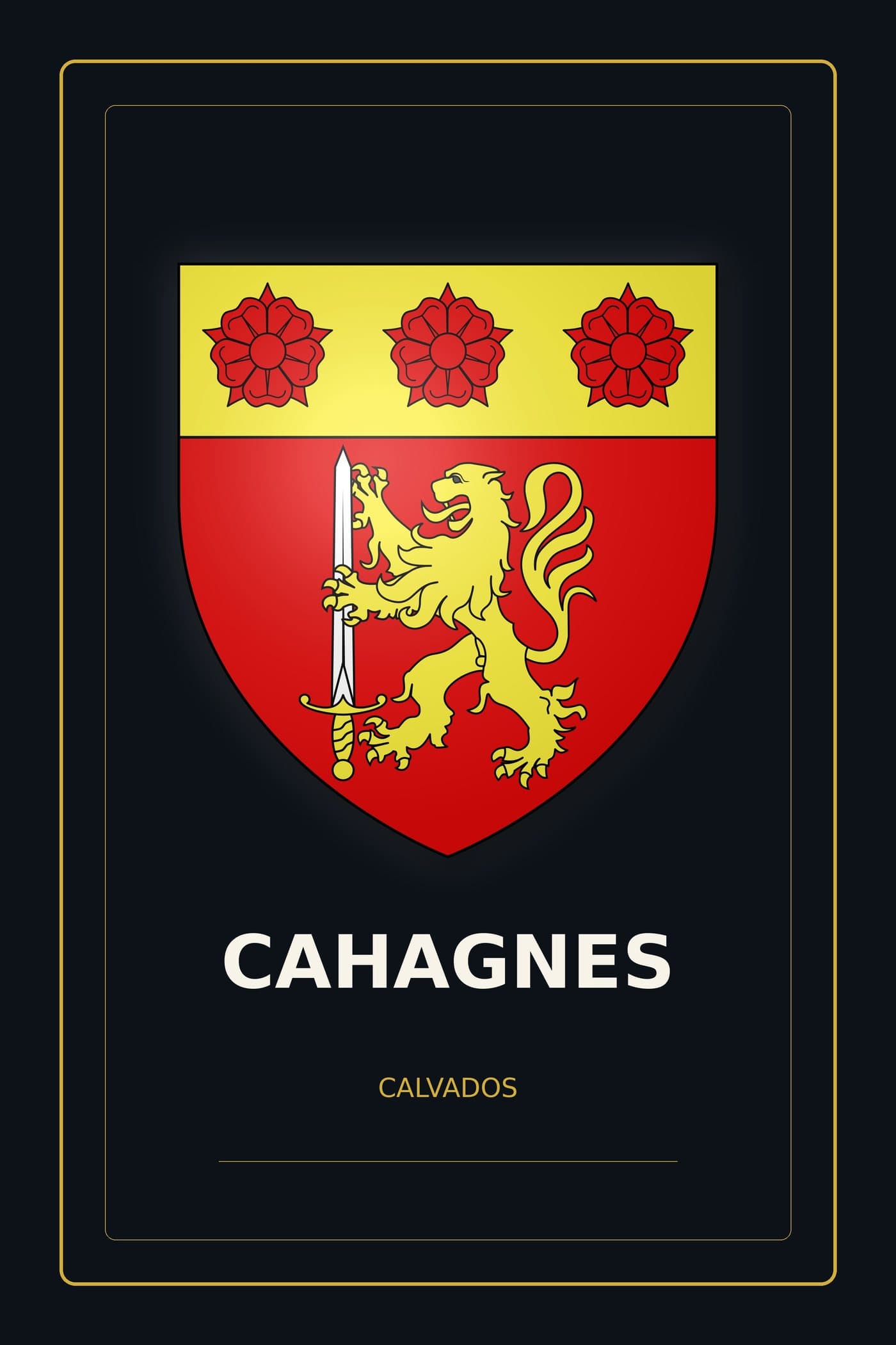 Blason de Cahagnes