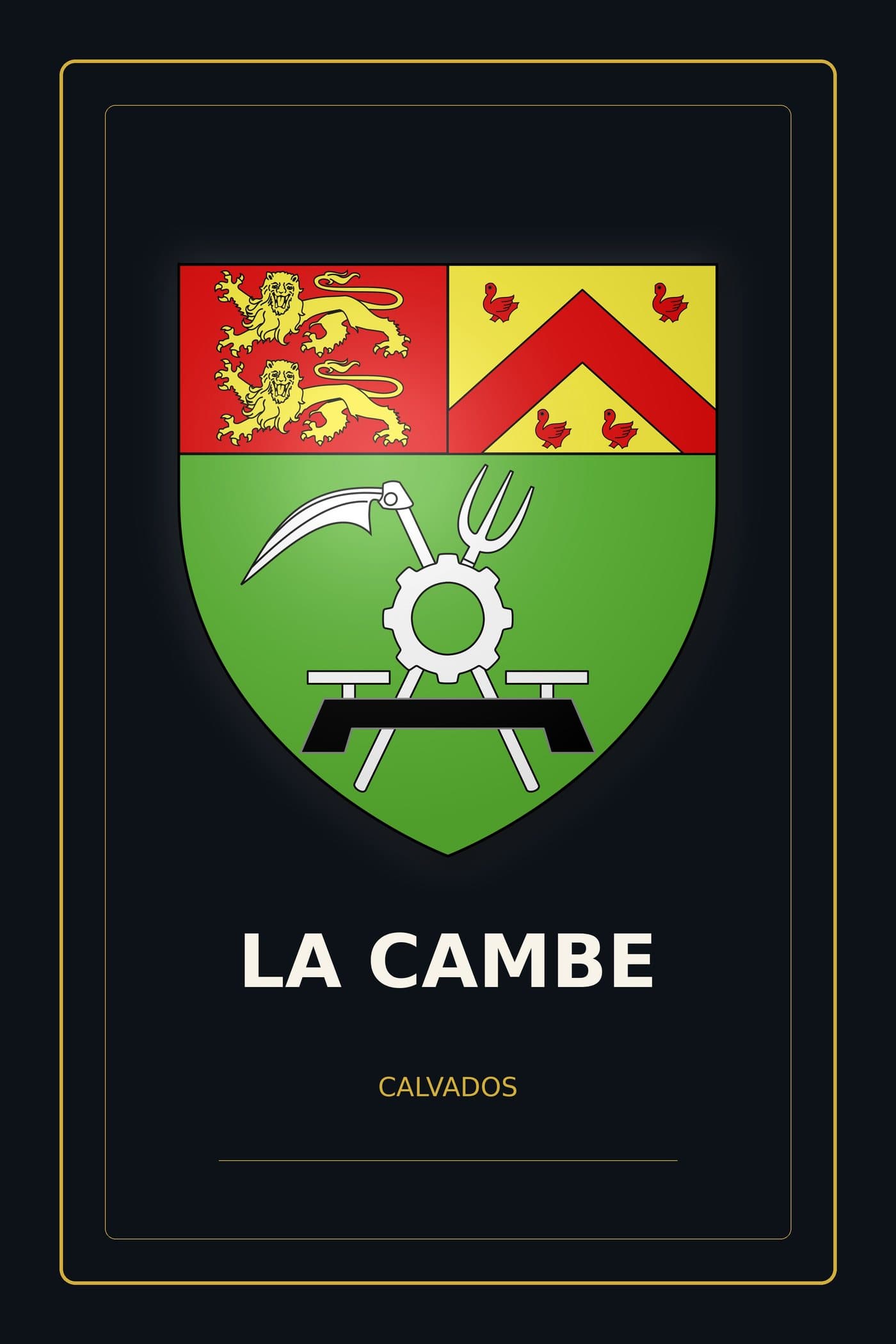 Blason de La Cambe