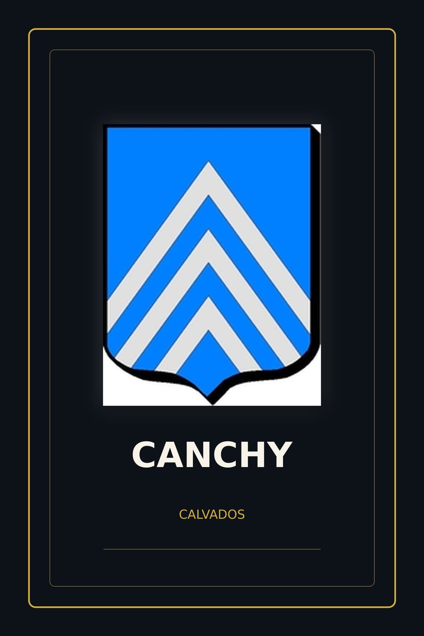 Blason de Canchy