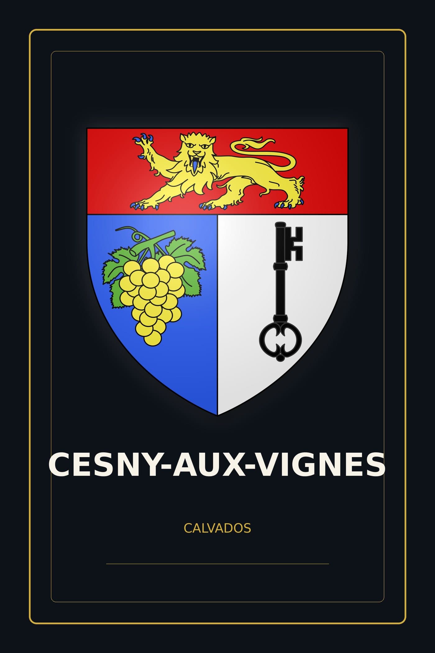 Blason de Cesny-aux-Vignes