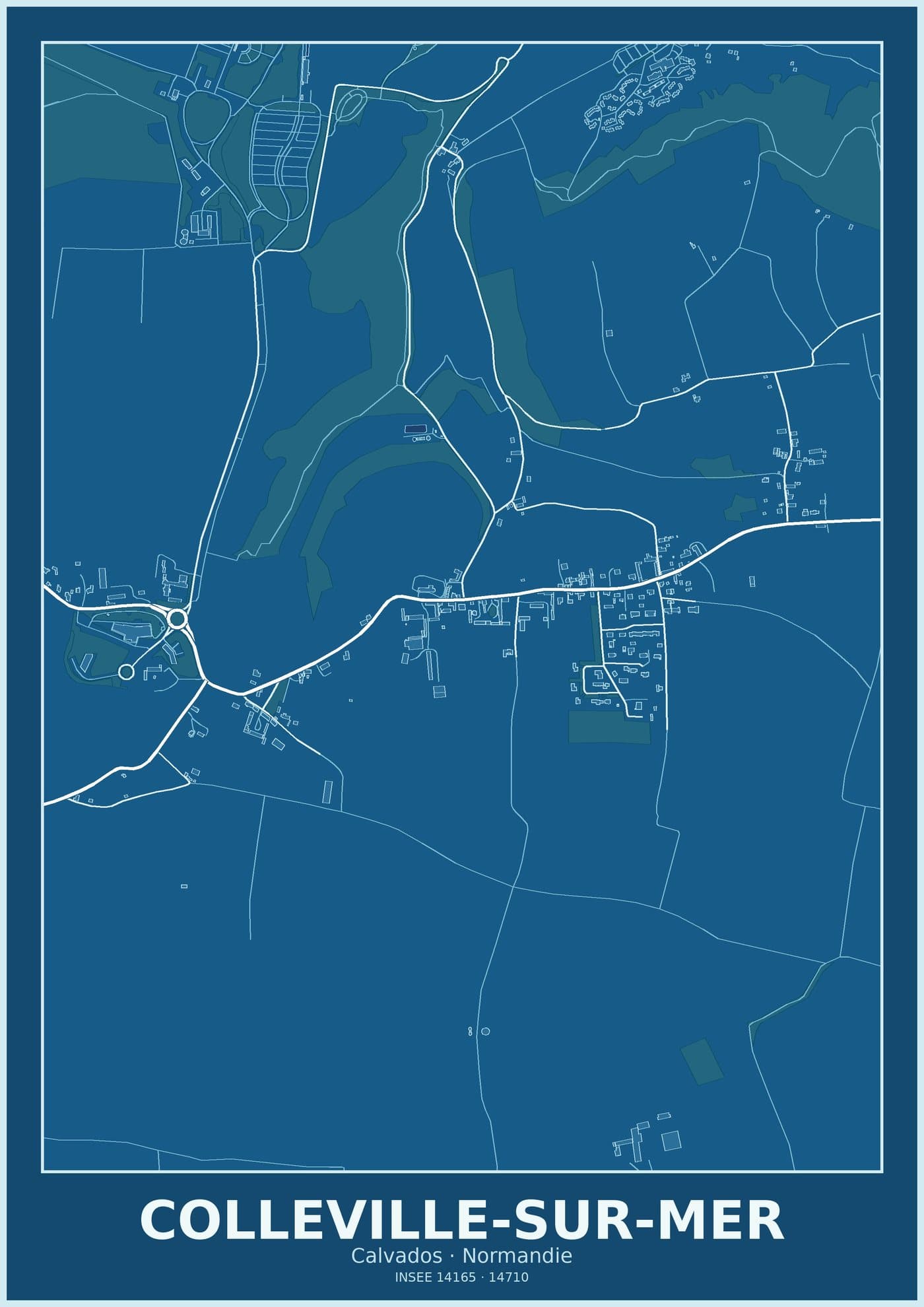 Plan de Colleville-sur-Mer