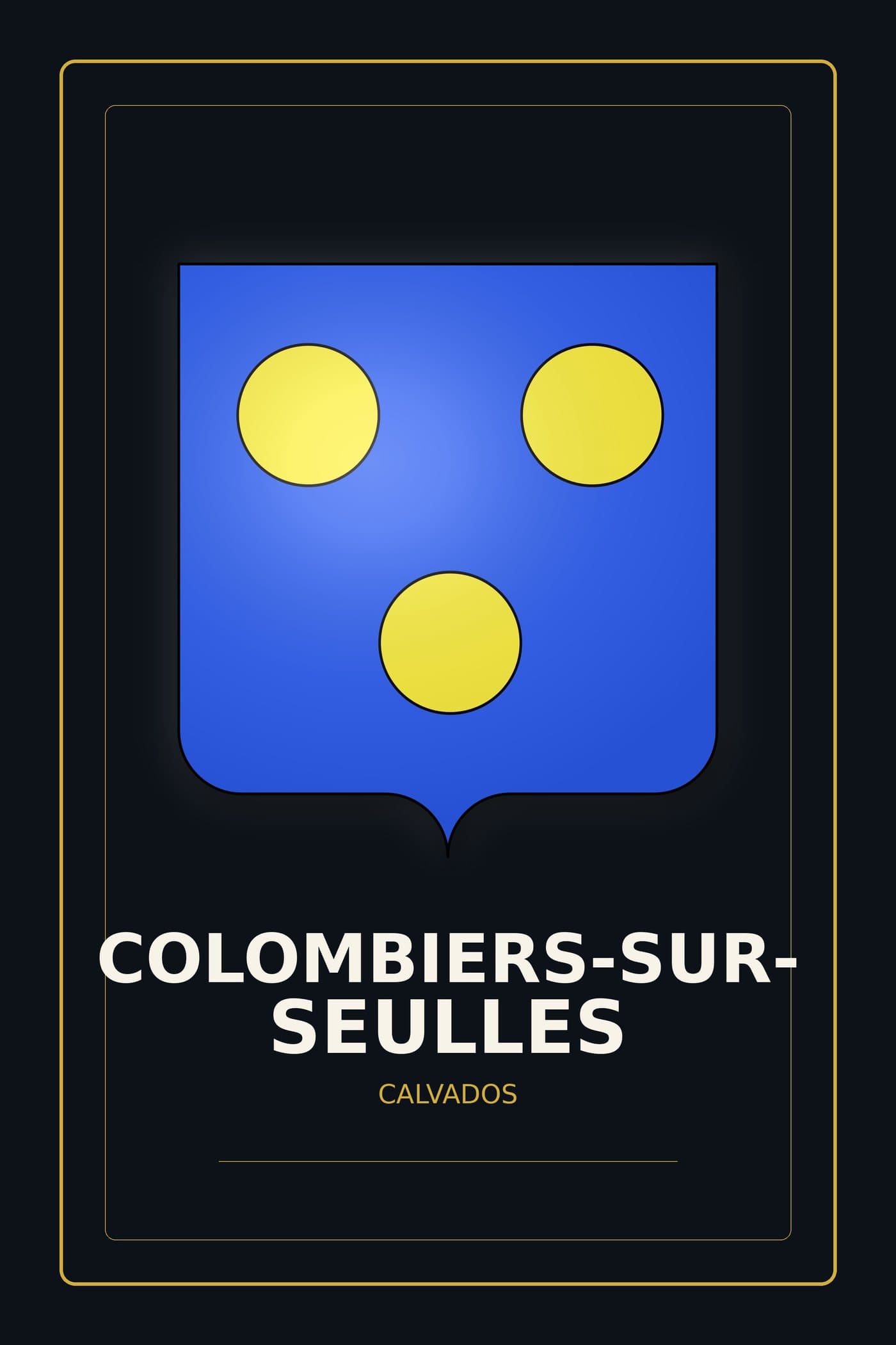 Blason de Colombiers-sur-Seulles