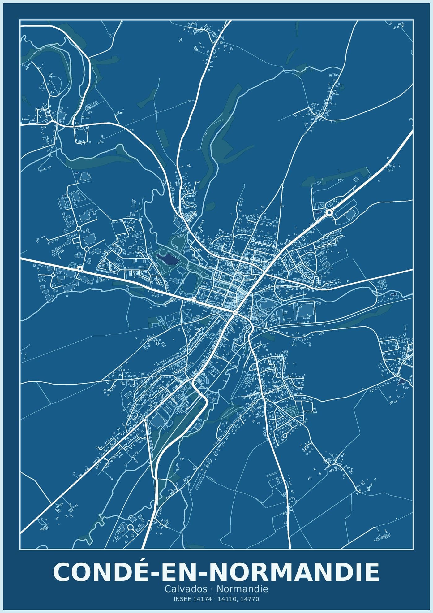 Plan de Condé-en-Normandie