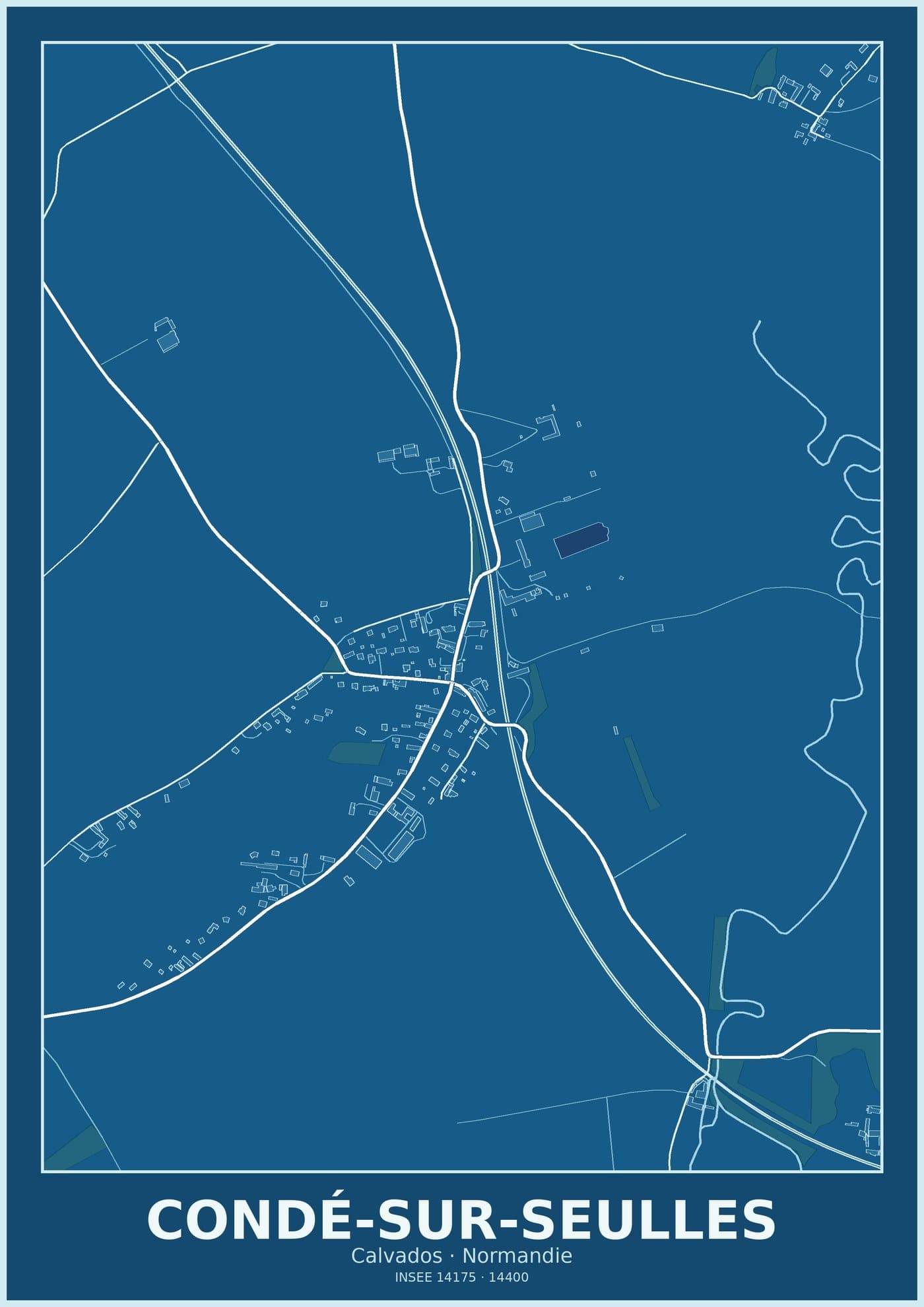 Plan de Condé-sur-Seulles
