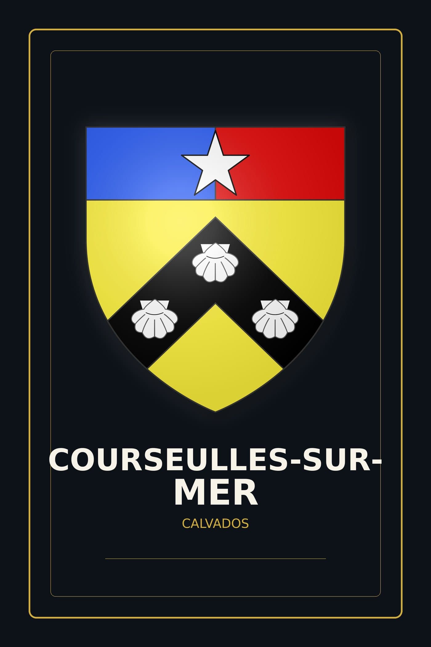 Blason de Courseulles-sur-Mer