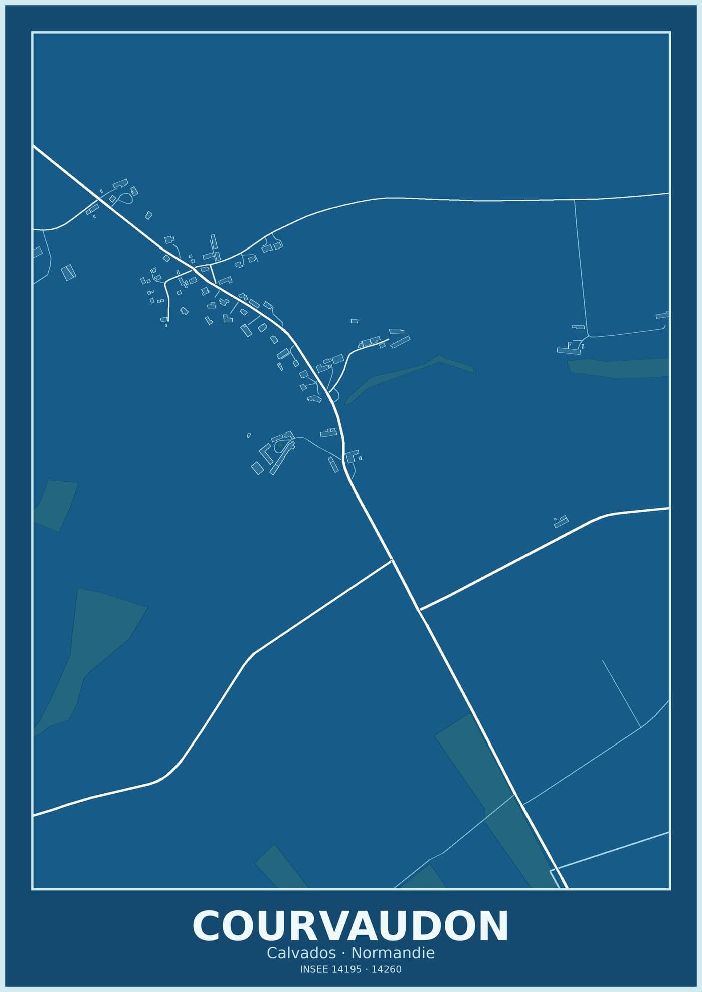 Plan de Courvaudon