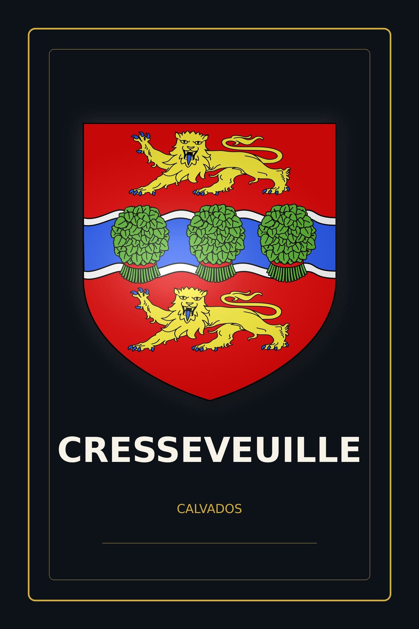 Blason de Cresseveuille