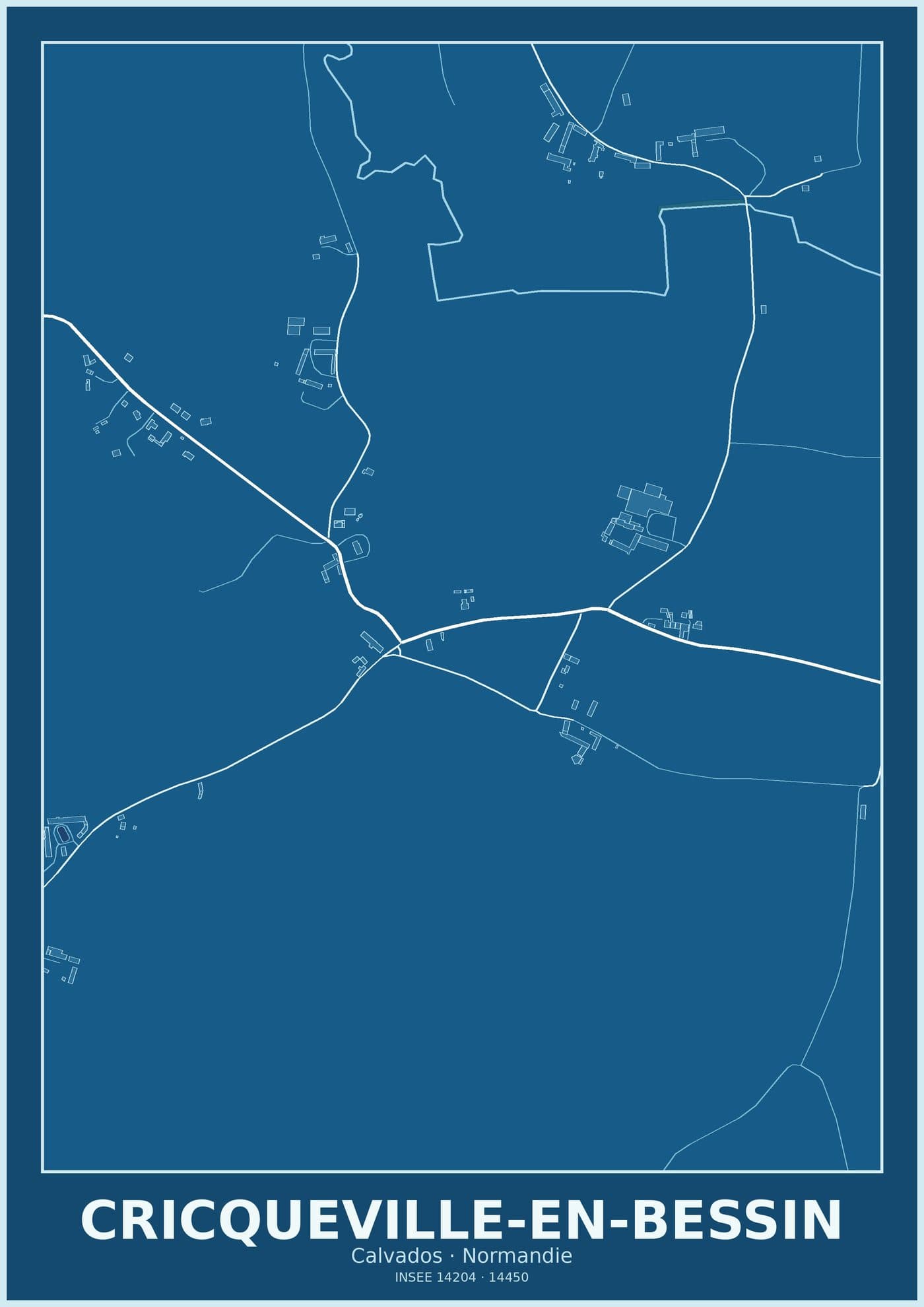 Plan de Cricqueville-en-Bessin