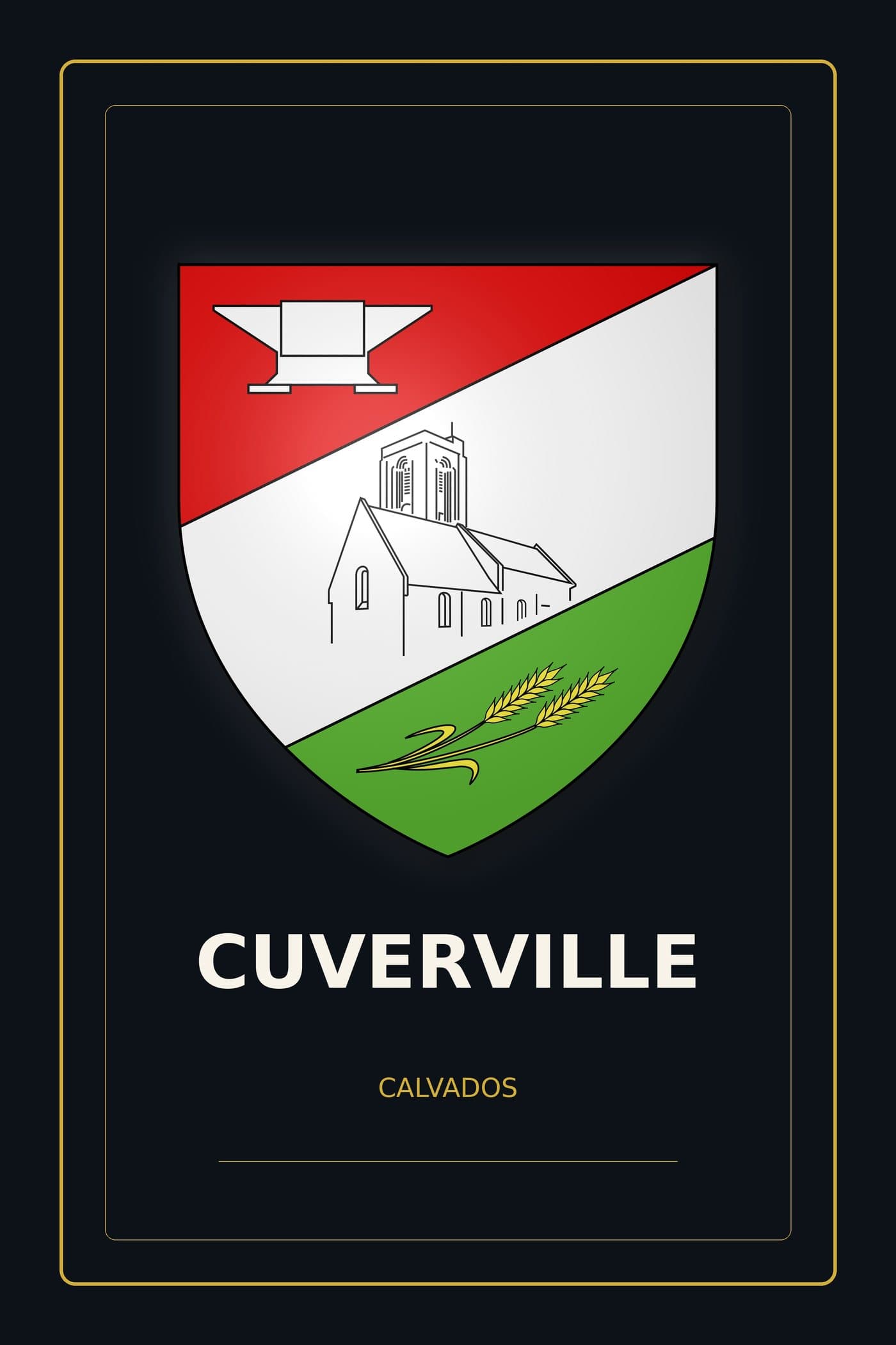 Blason de Cuverville