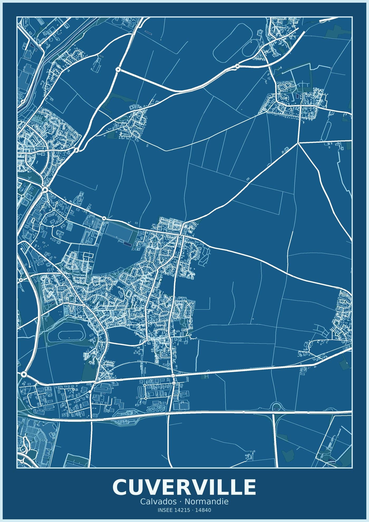 Plan de Cuverville