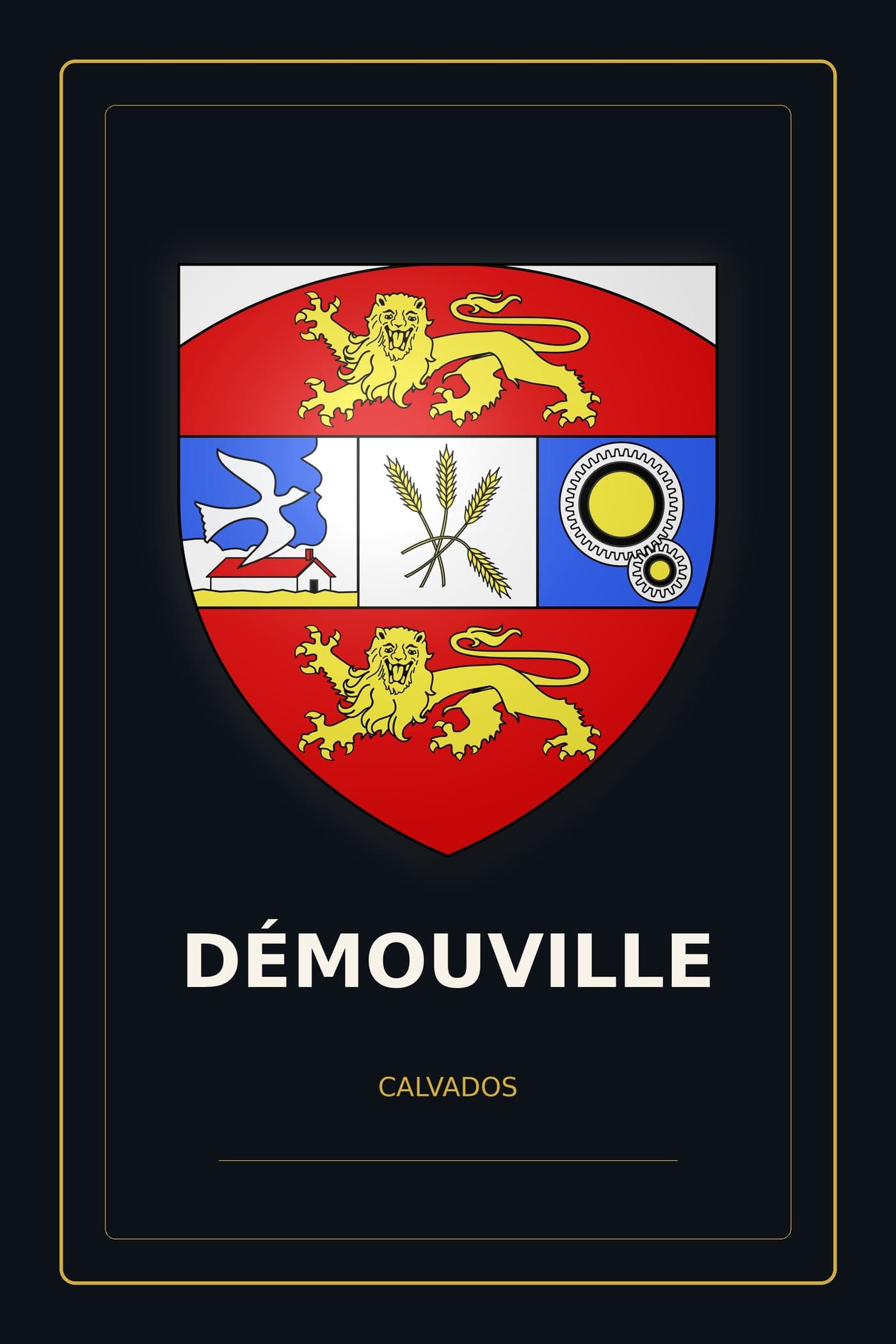 Blason de Démouville