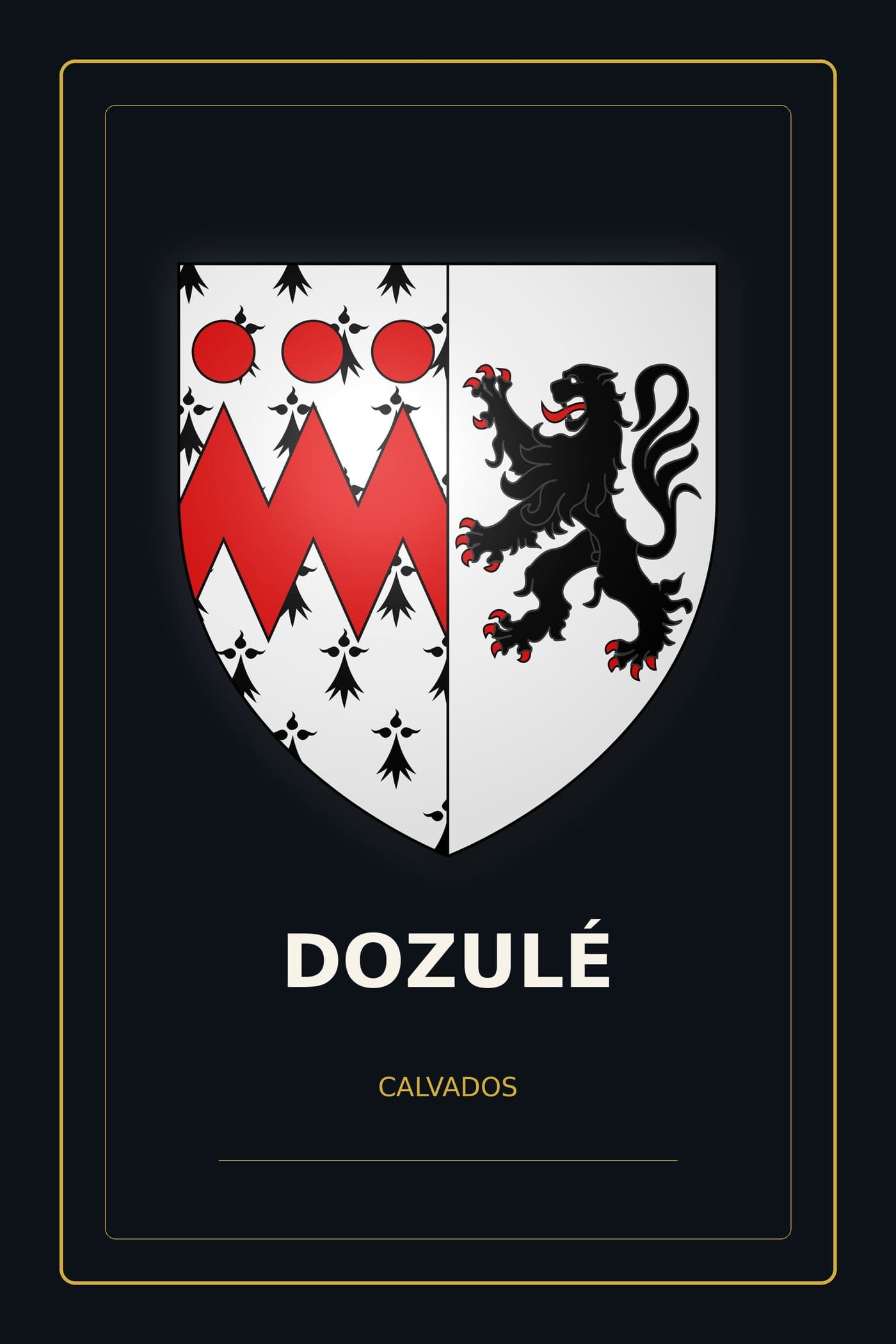 Blason de Dozulé
