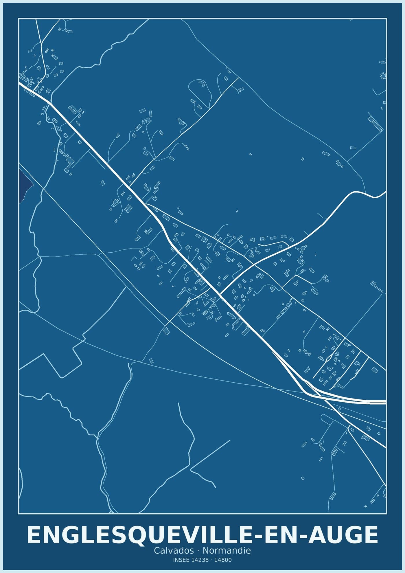 Plan d'Englesqueville-en-Auge