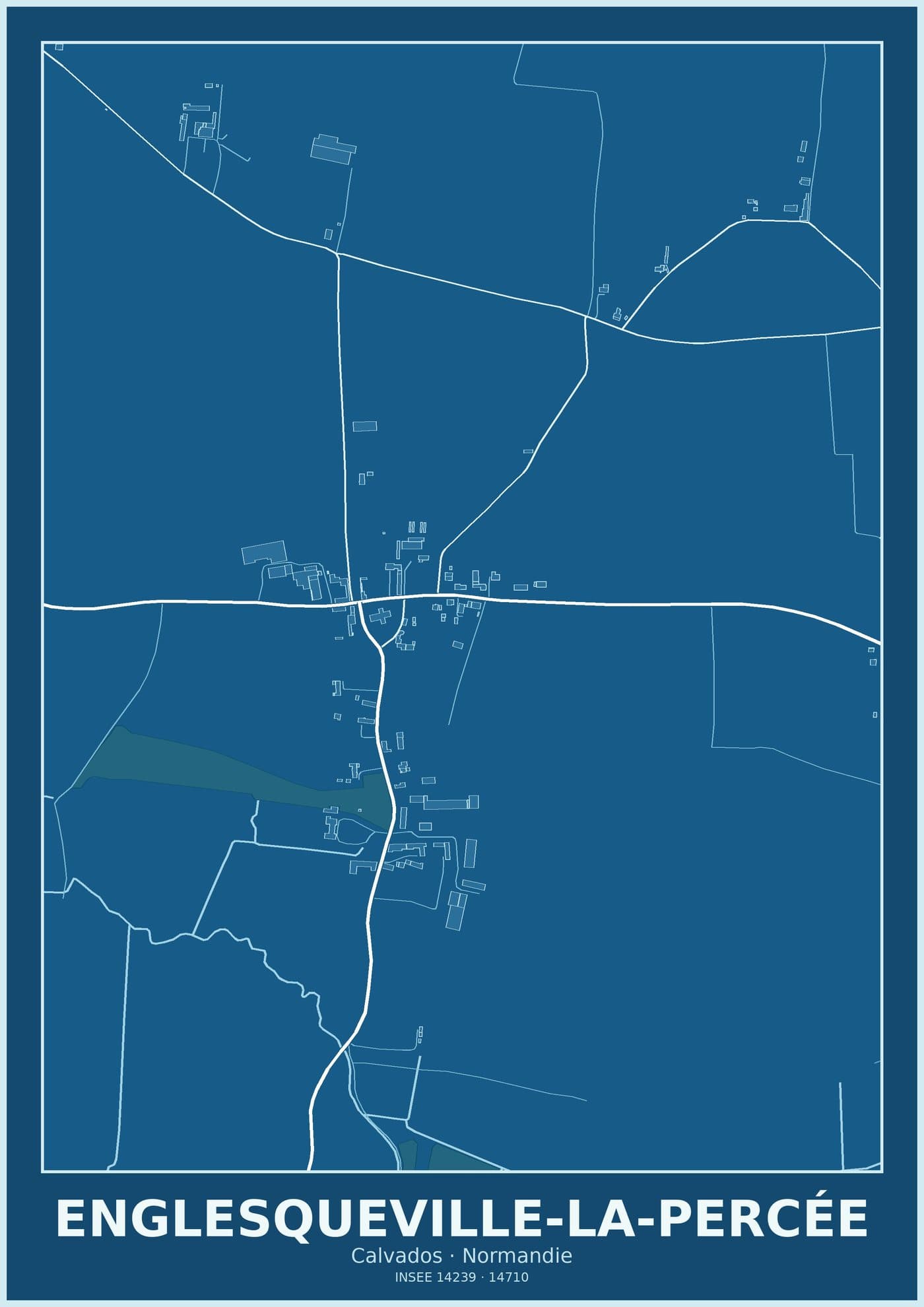 Plan d'Englesqueville-la-Percée