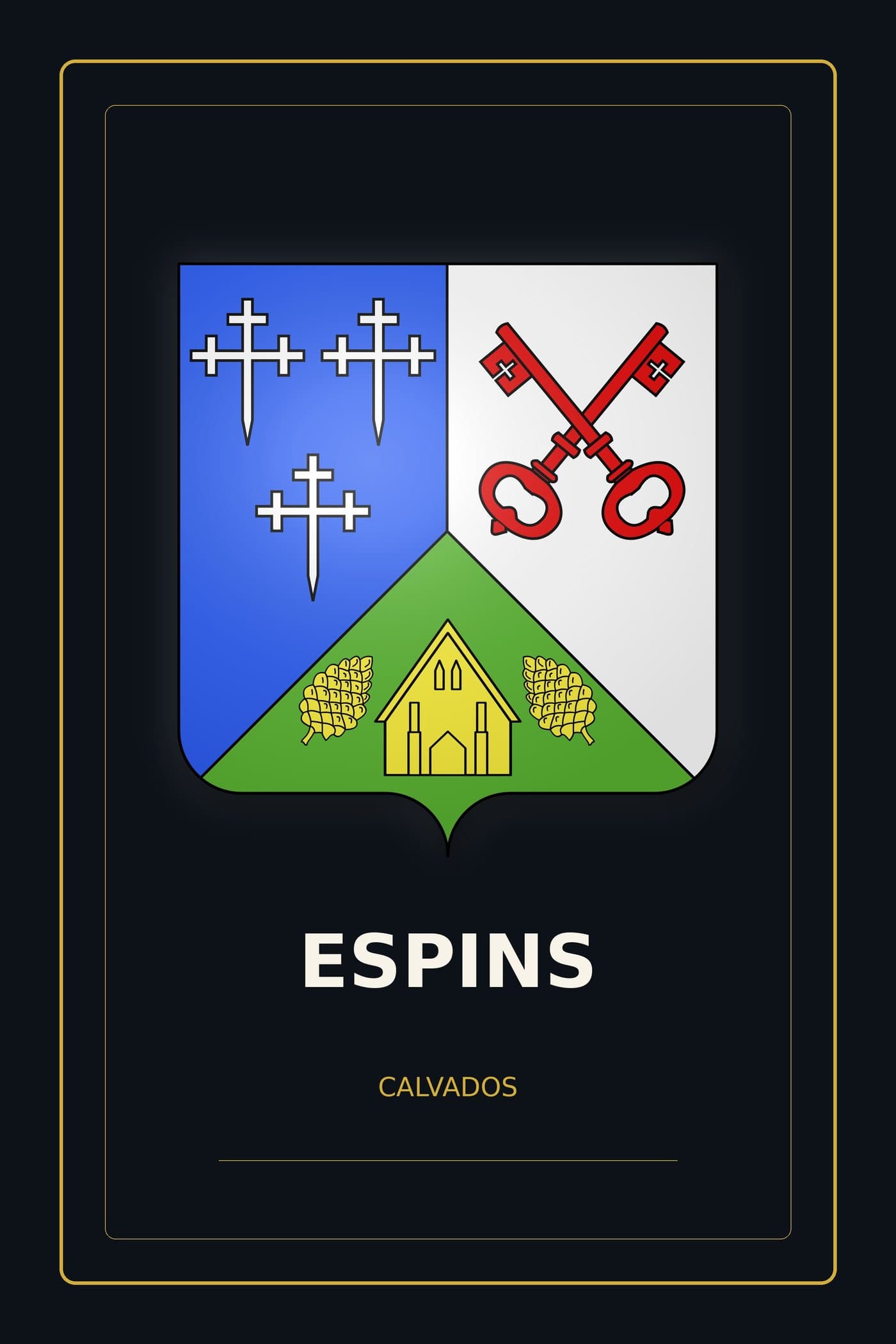 Blason d'Espins