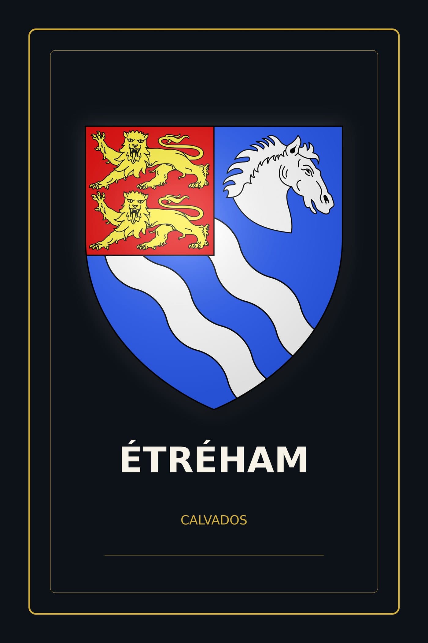 Blason d'Étréham