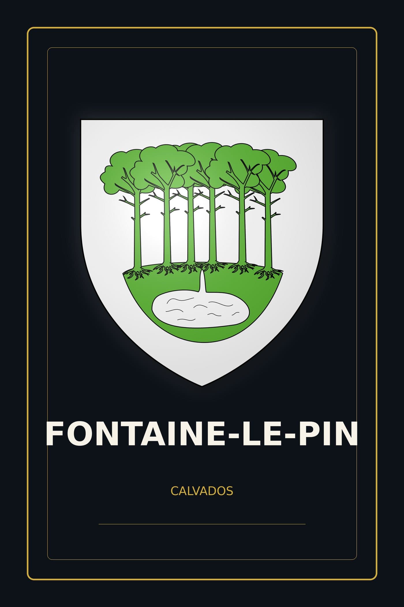Blason de Fontaine-le-Pin