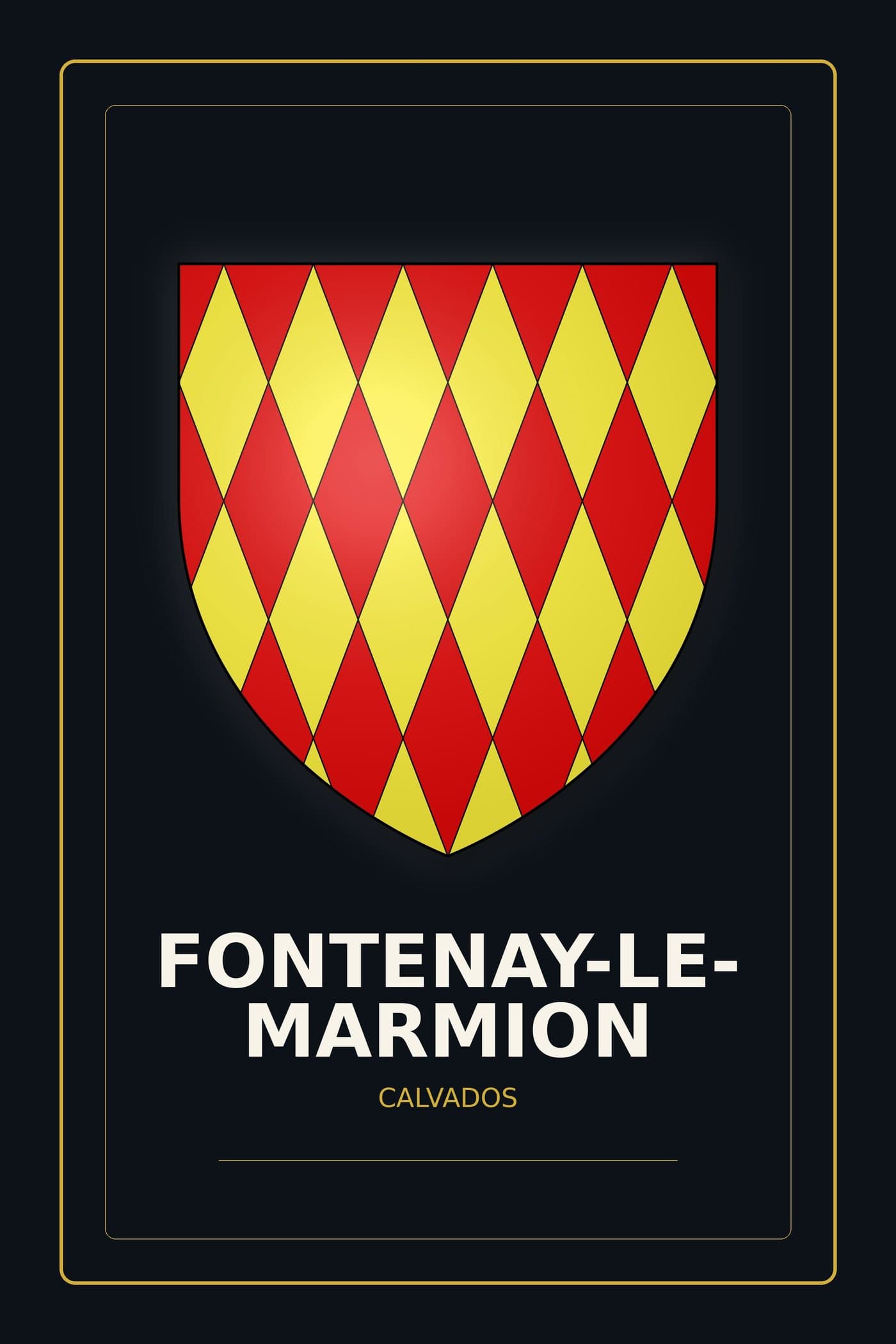 Blason de Fontenay-le-Marmion