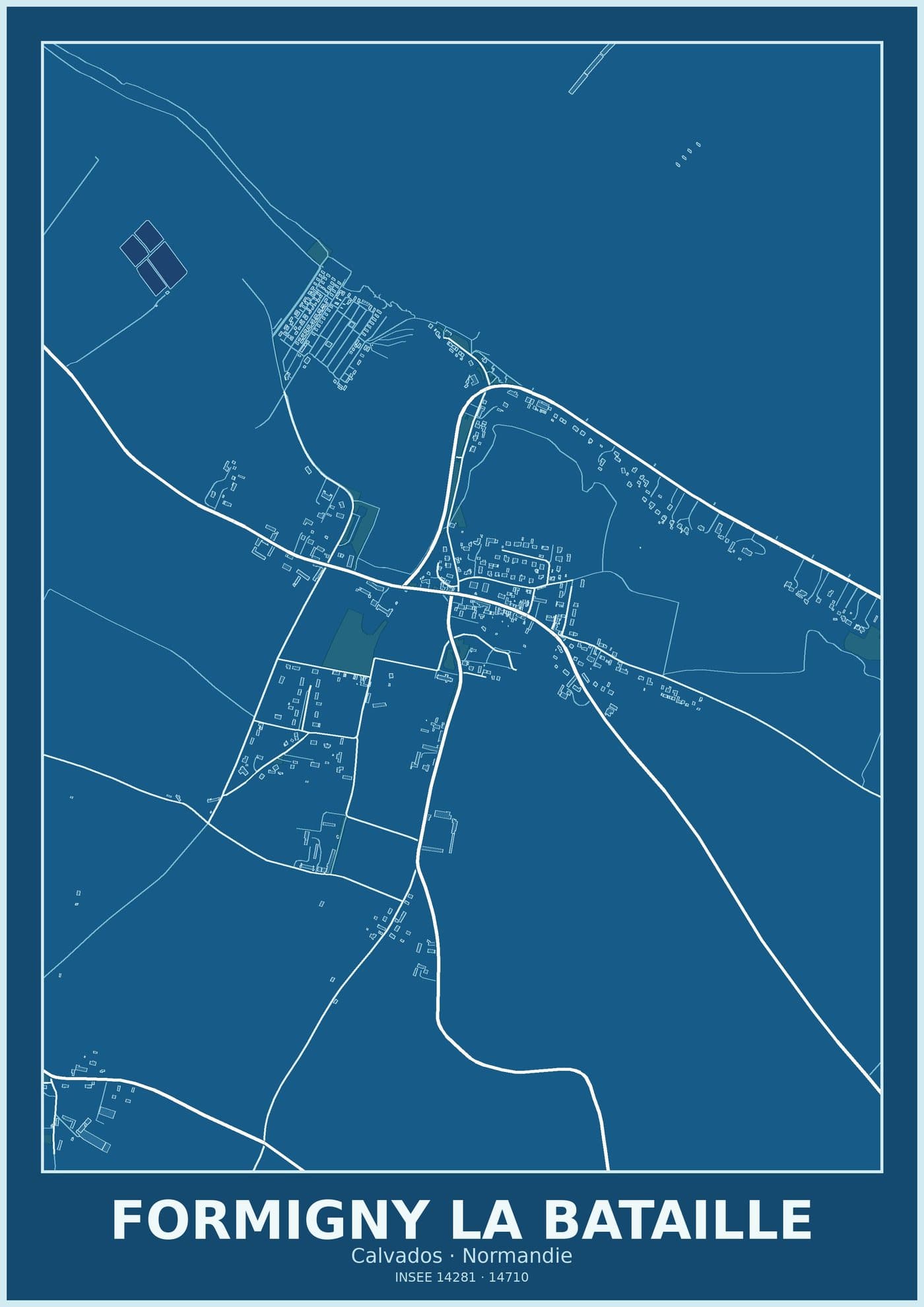 Plan de Formigny La Bataille