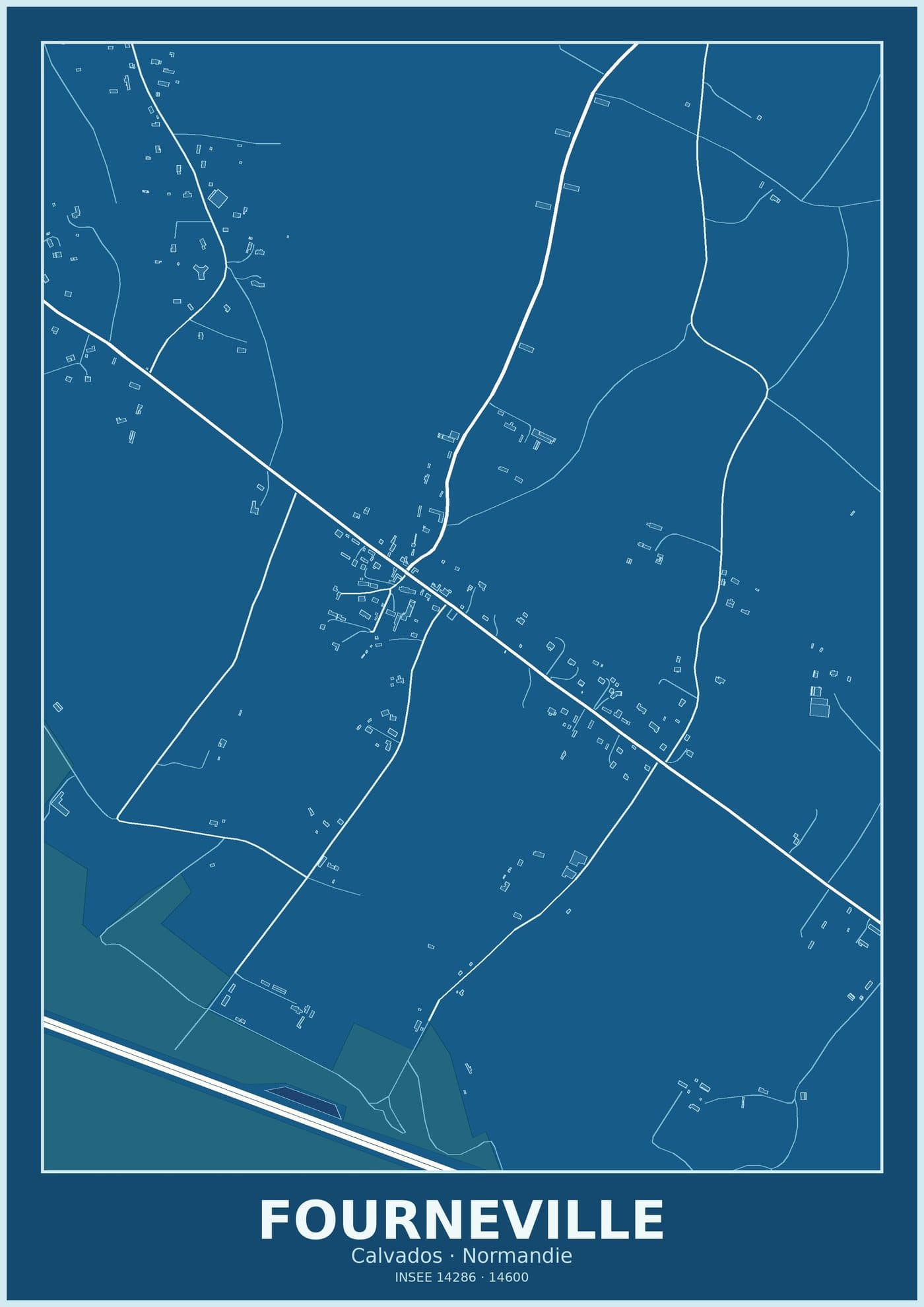 Plan de Fourneville
