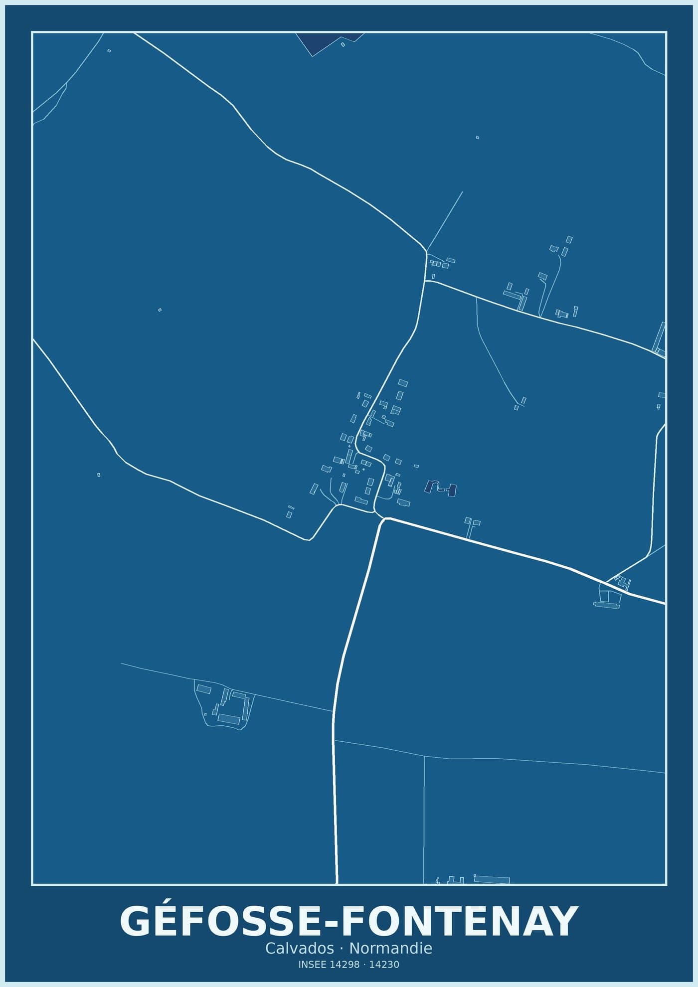 Plan de Géfosse-Fontenay