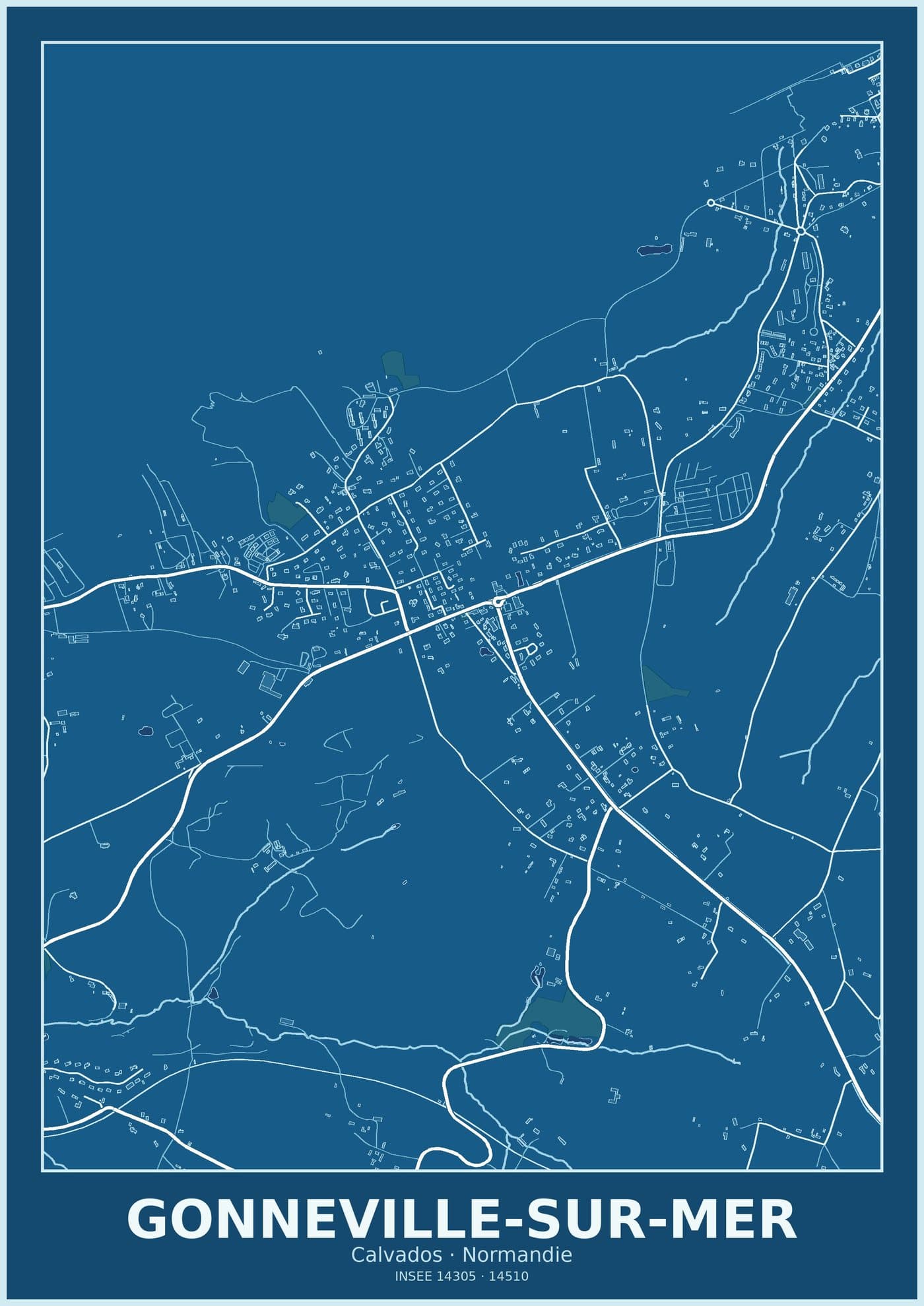 Plan de Gonneville-sur-Mer