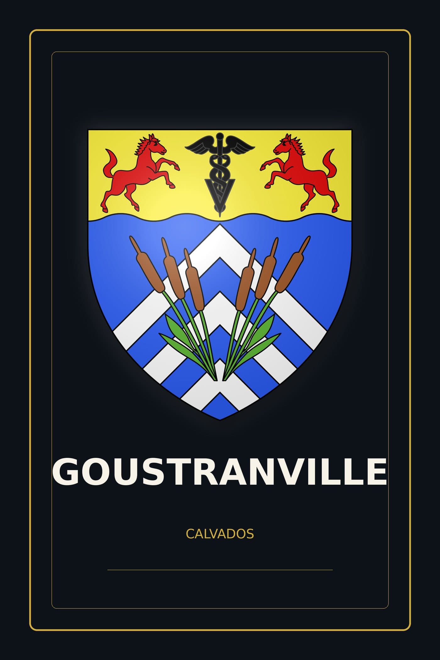 Blason de Goustranville