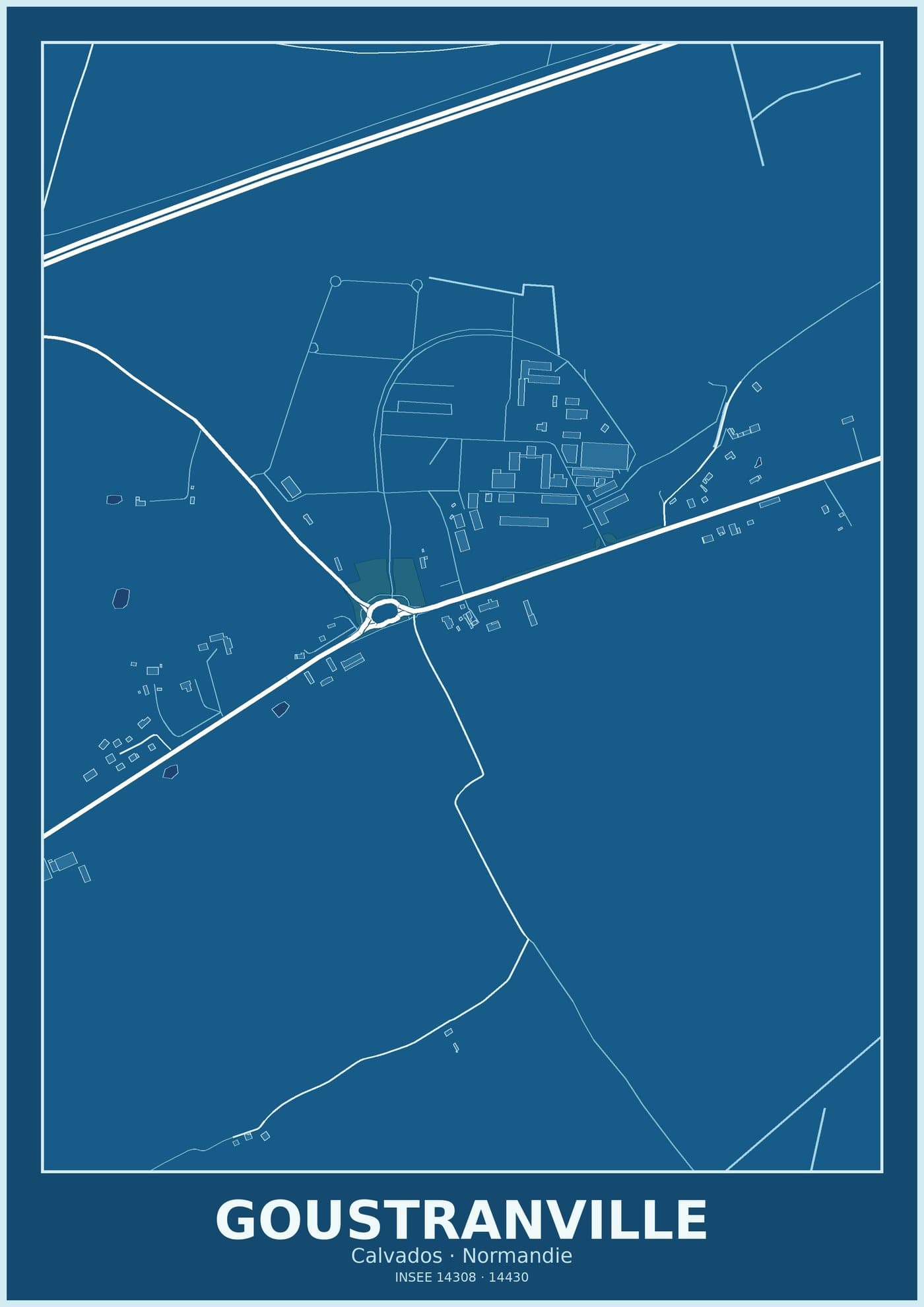 Plan de Goustranville