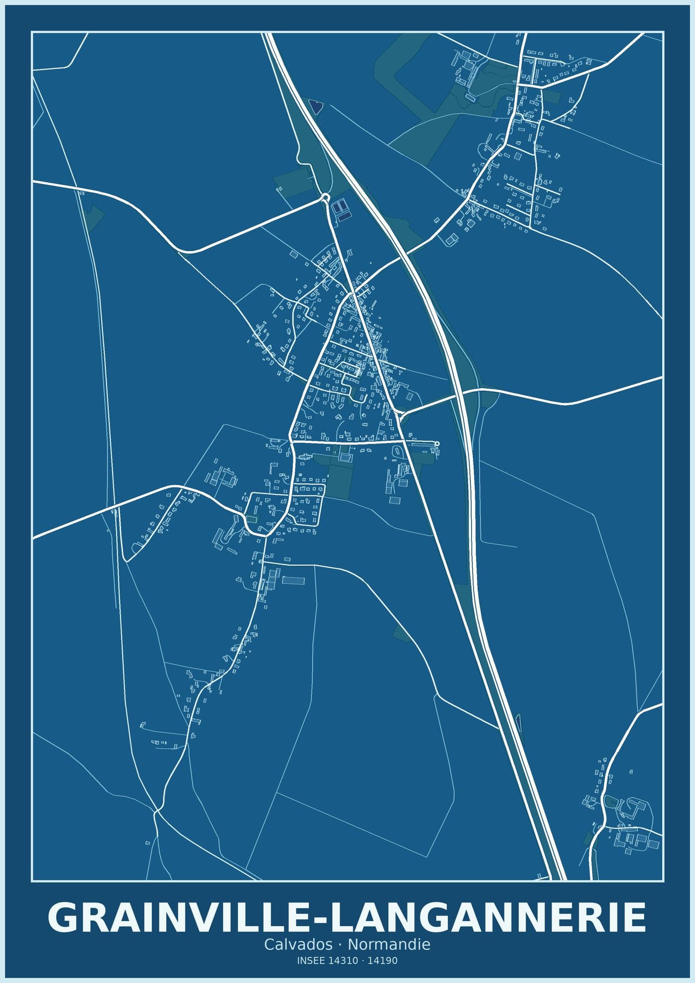 Plan de Grainville-Langannerie