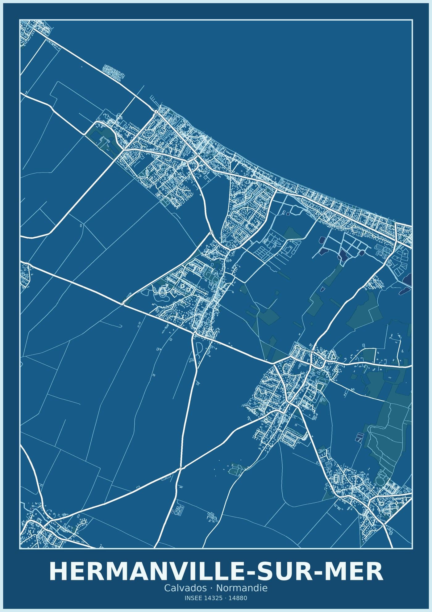 Plan d'Hermanville-sur-Mer