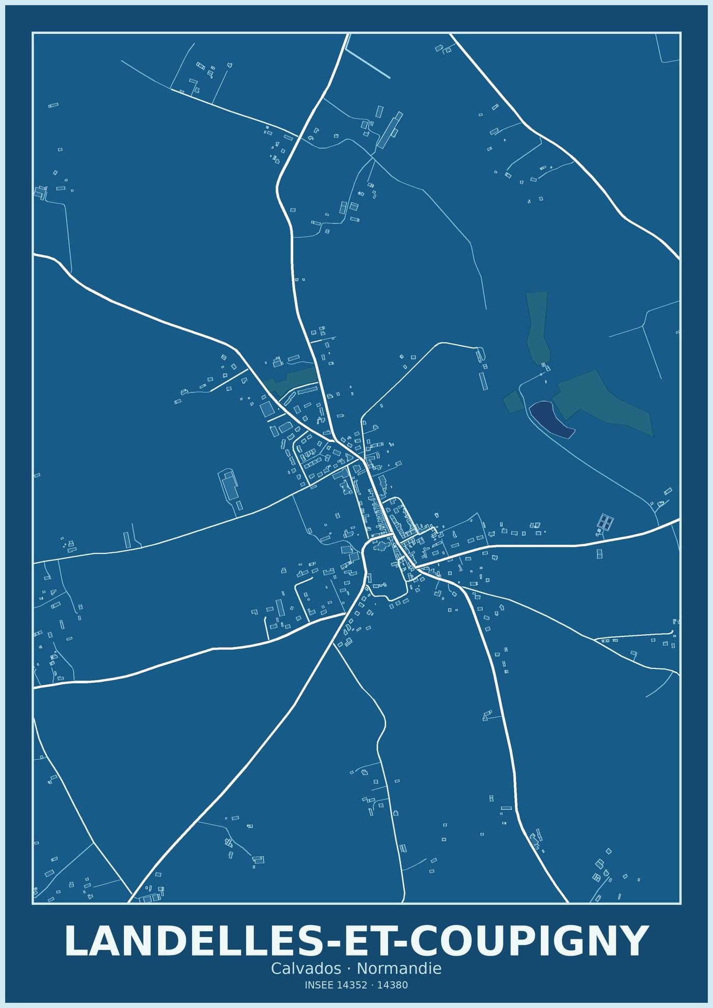 Plan de Landelles-et-Coupigny