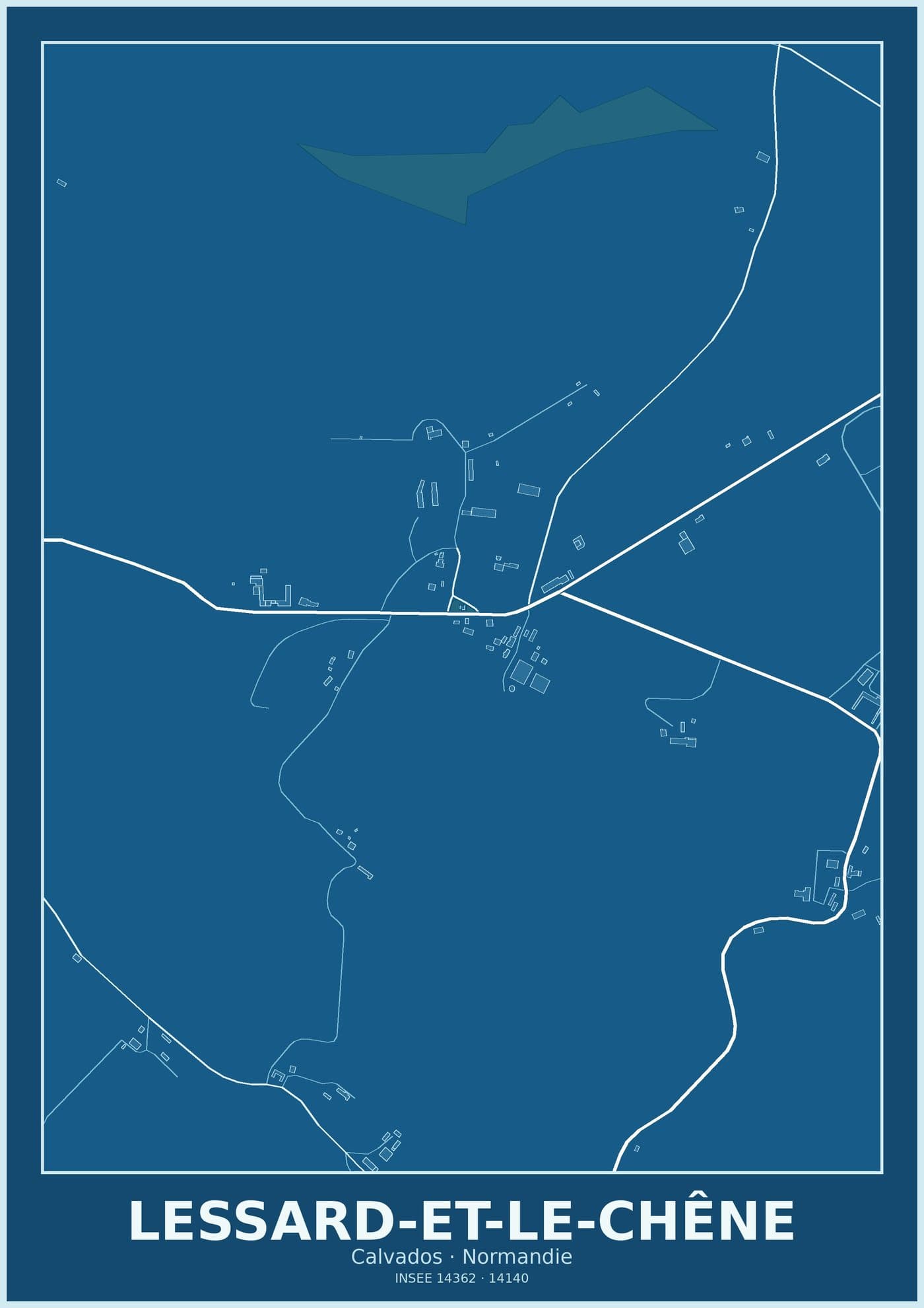 Plan de Lessard-et-le-Chêne