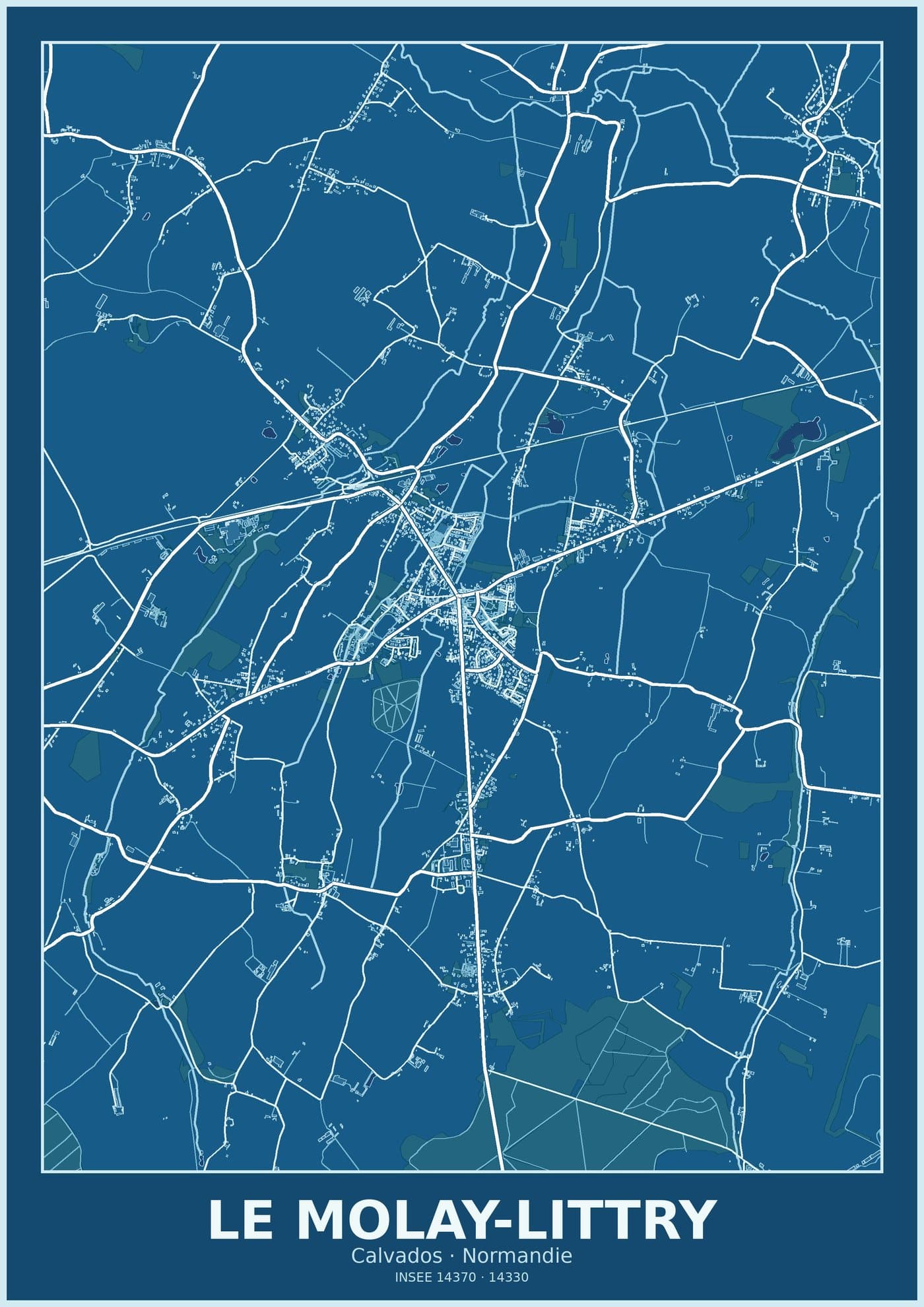 Plan du Molay-Littry
