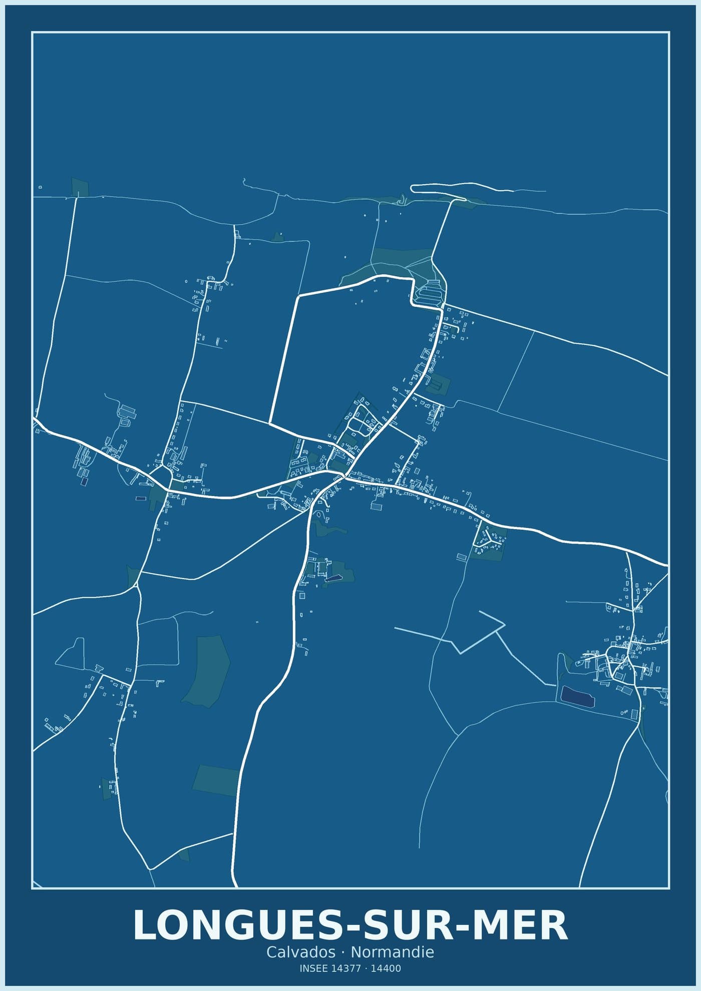 Plan de Longues-sur-Mer