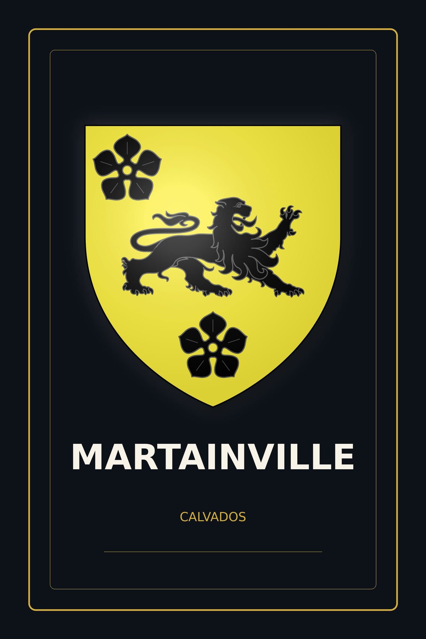 Blason de Martainville